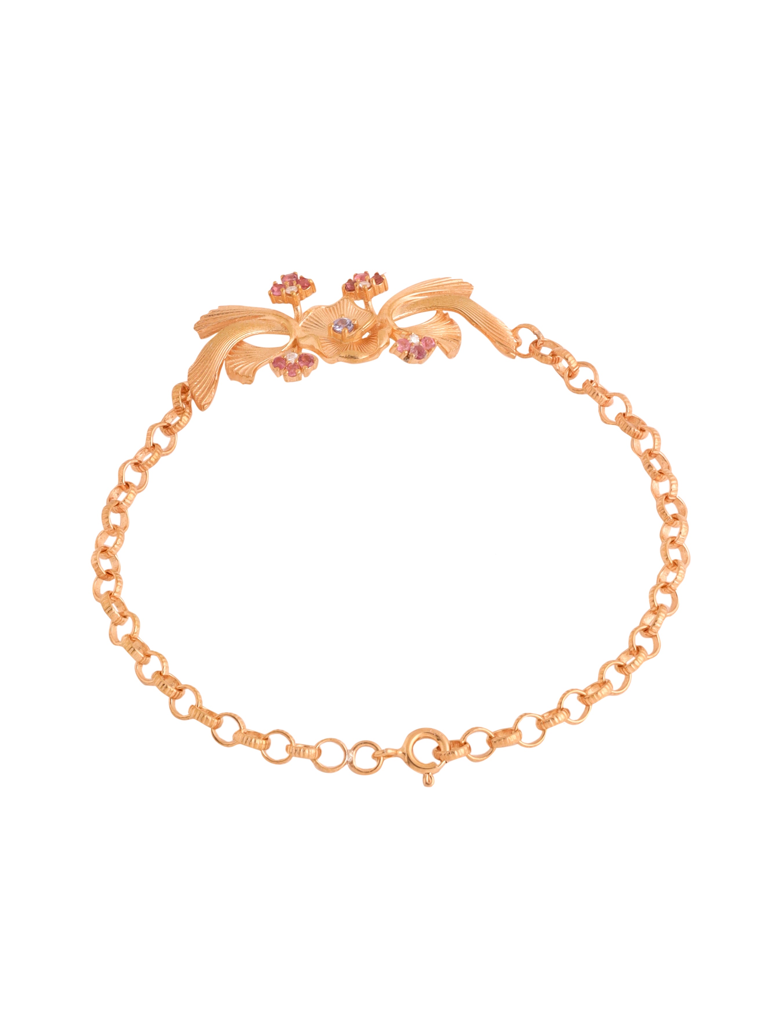 Tanzanite & Tourmaline Pink Bracelet - Kicky & Perky