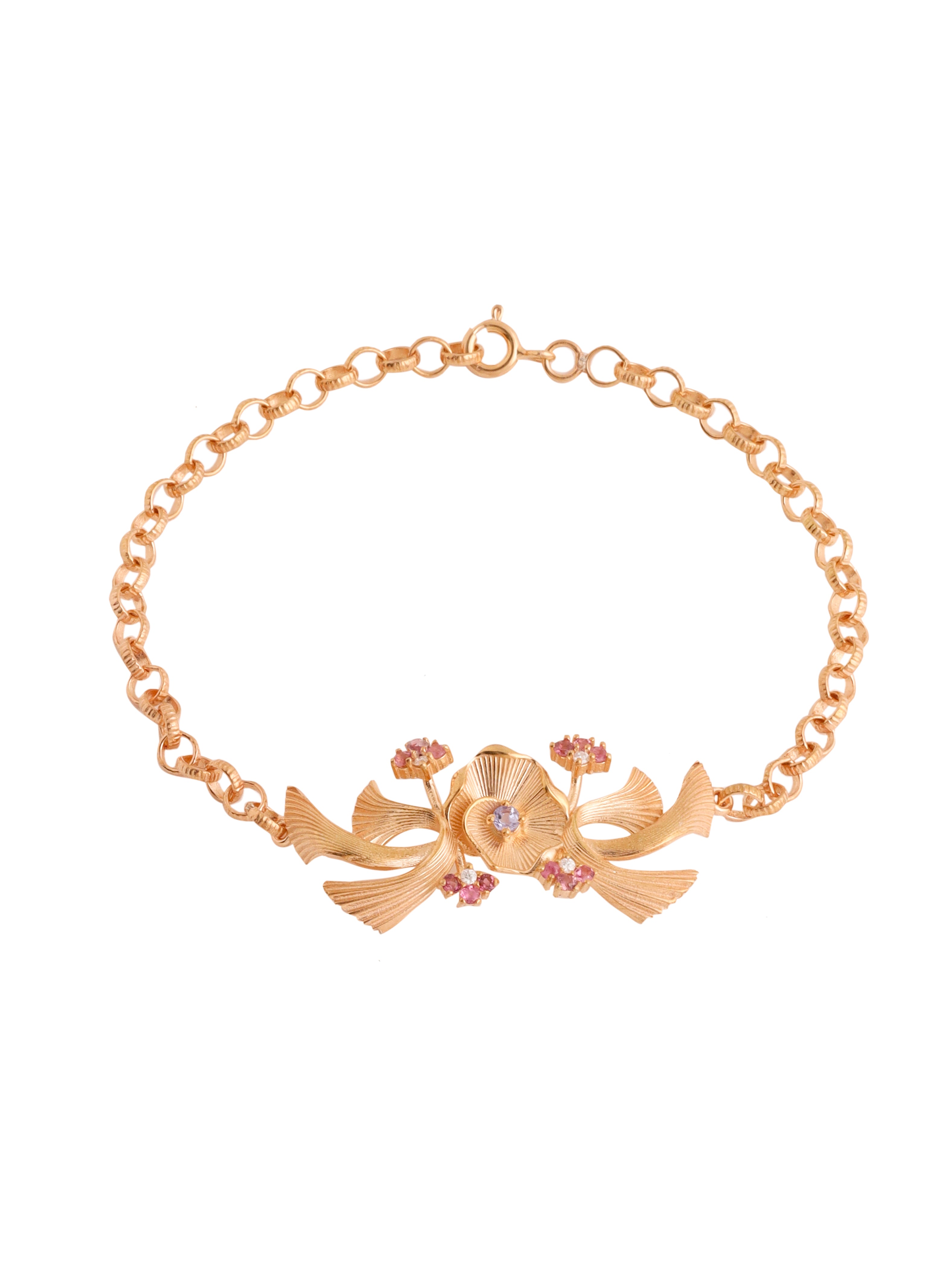 Tanzanite & Tourmaline Pink Bracelet - Kicky & Perky