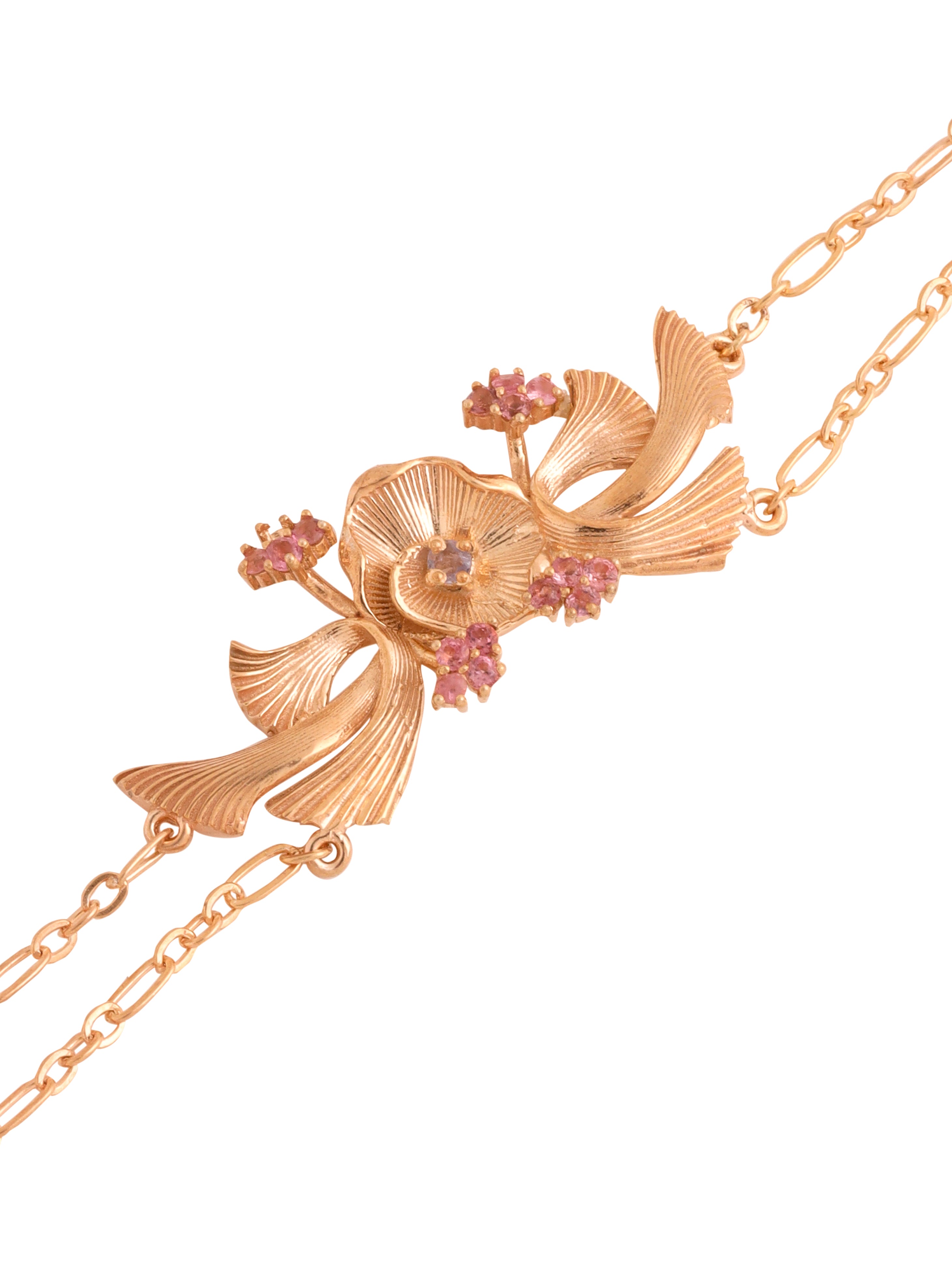 Tenzenite and Tourmaline Necklace - Kicky & Perky