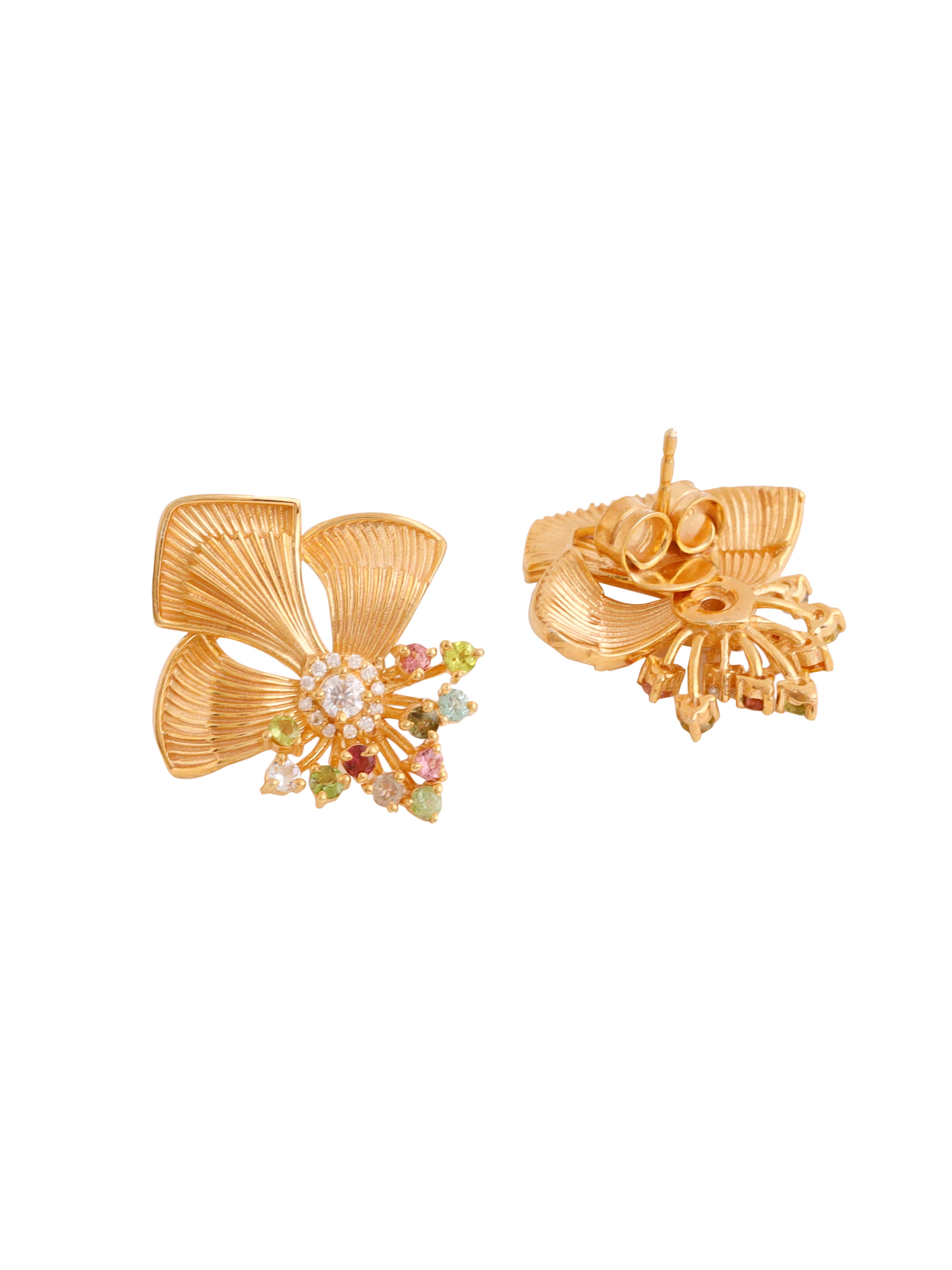 Enchanted Multi-Color Tourmaline Earrings - Kicky & Perky