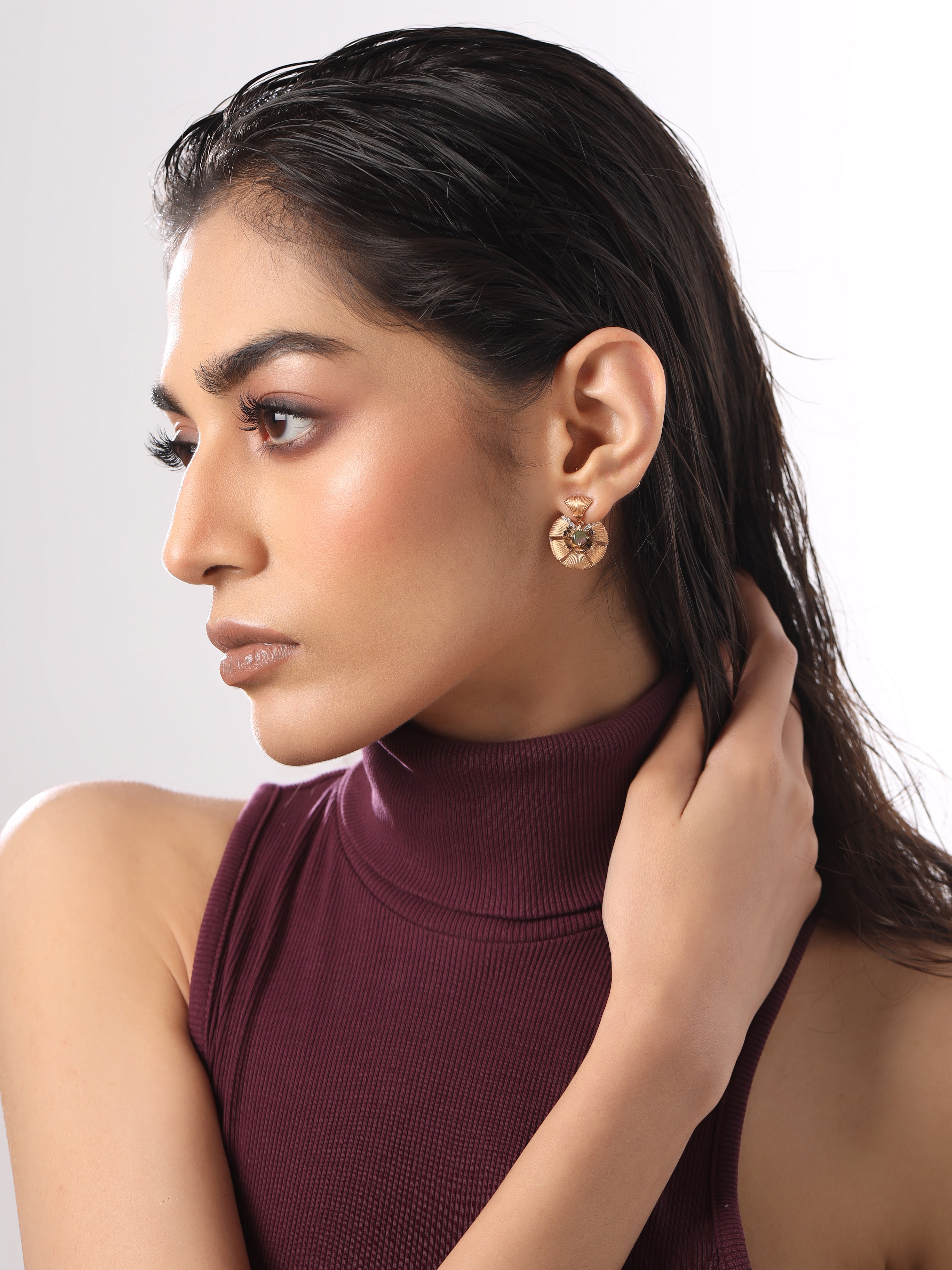 Moissanite & Tourmaline Luxe Necklace - Kicky & Perky