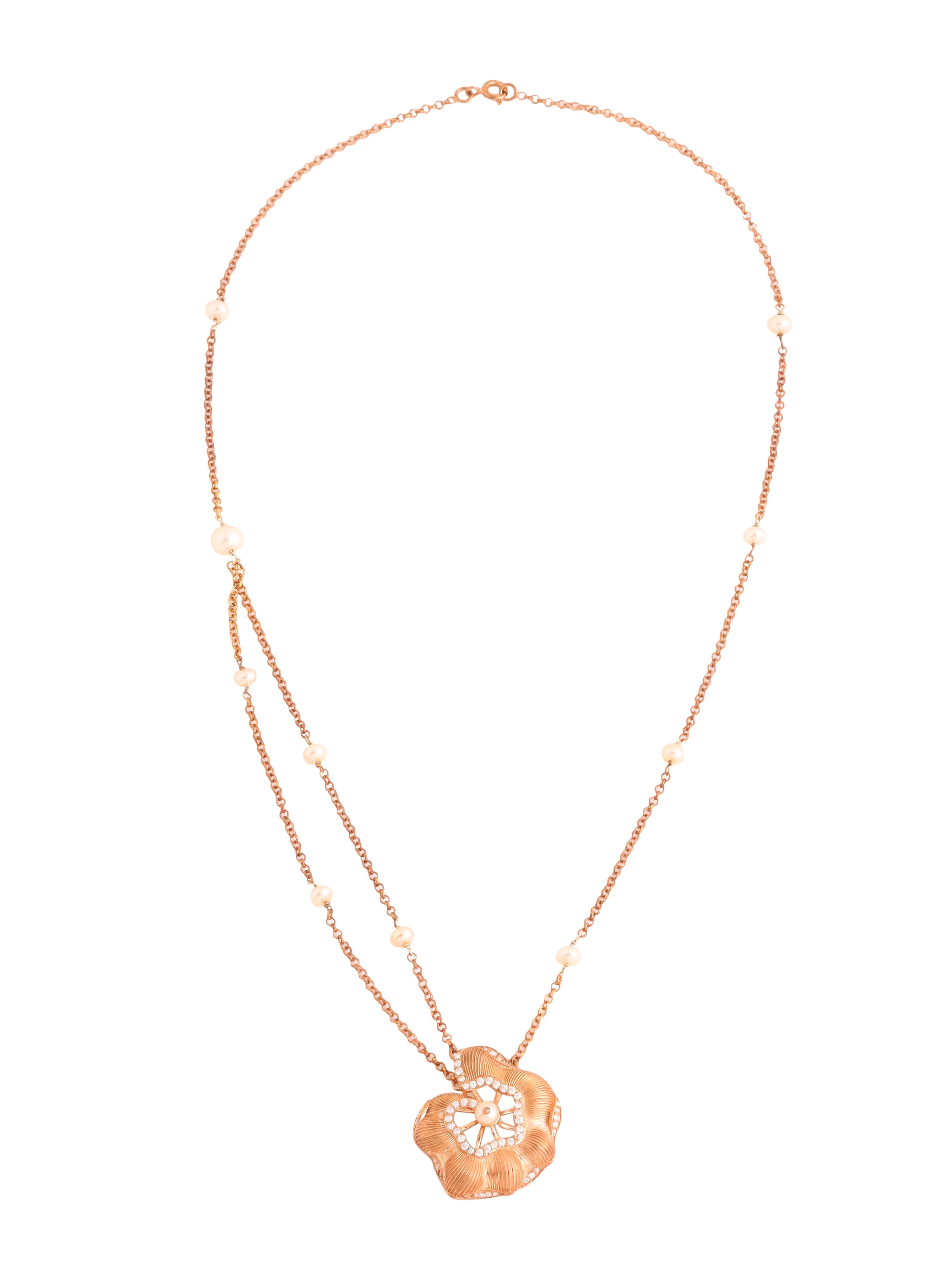 Pearl and Moissanite Pendant - Kicky & Perky