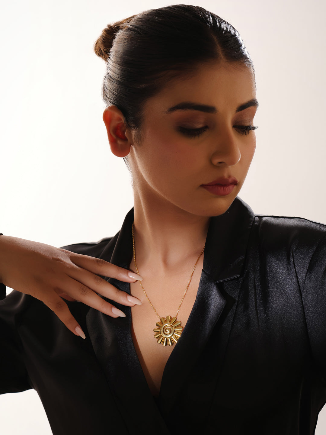 Lumina 24K Gold Plated Blossom 925 Sterling Silver Pendant For Women