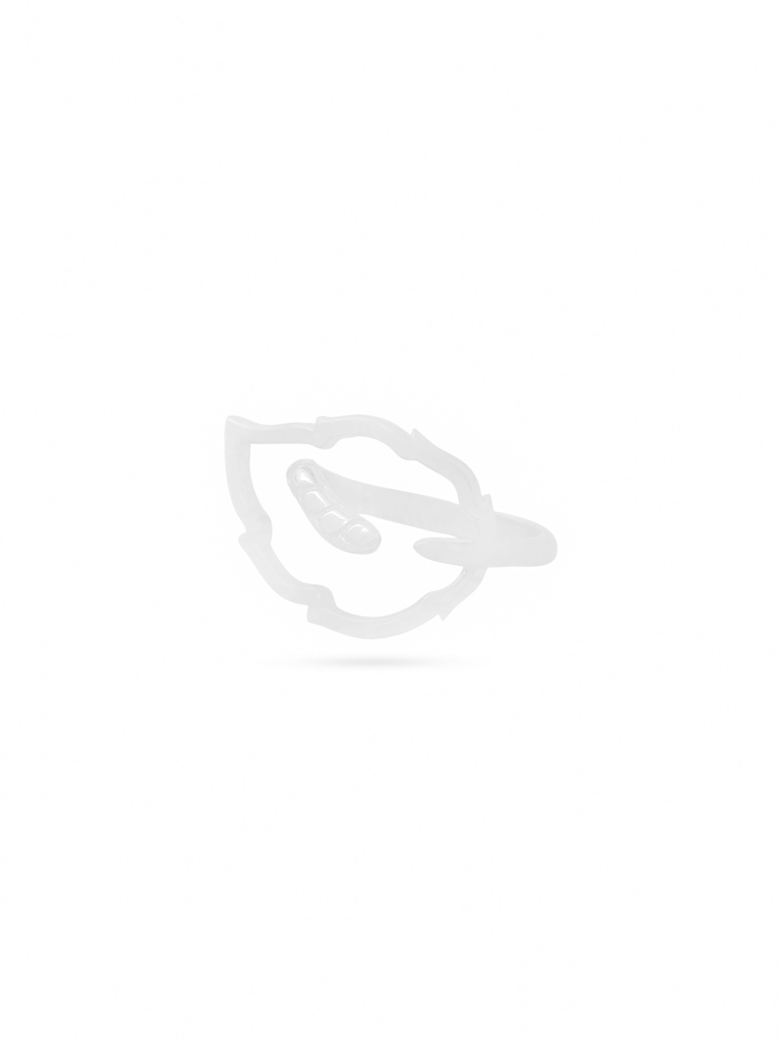 Rhodium Modern Style Lumina 925 Sterling Silver Ring For Women