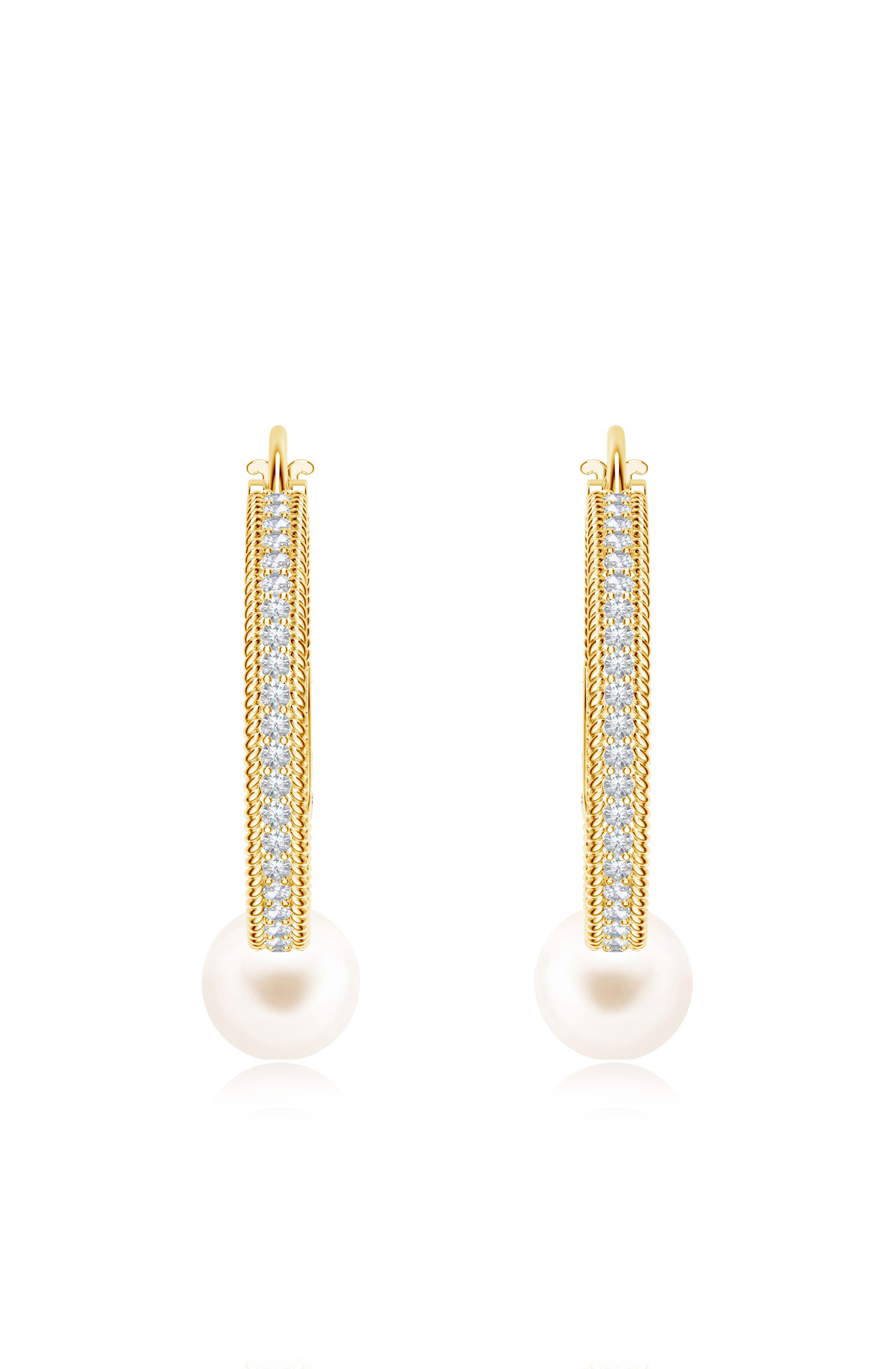 Moissanite Exquisite Mangalayam 925 Sterling Silver Earrings For Women