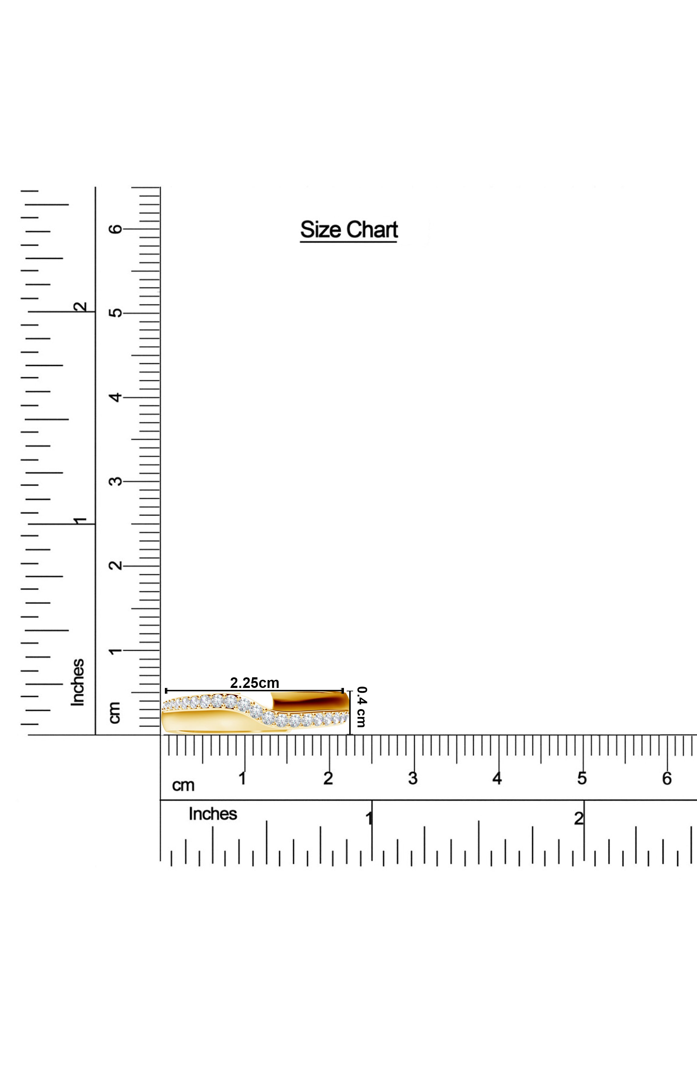 Men’s Wave Moissanite Ring – Gold Plated over 925 Sterling Silver – Adjustable