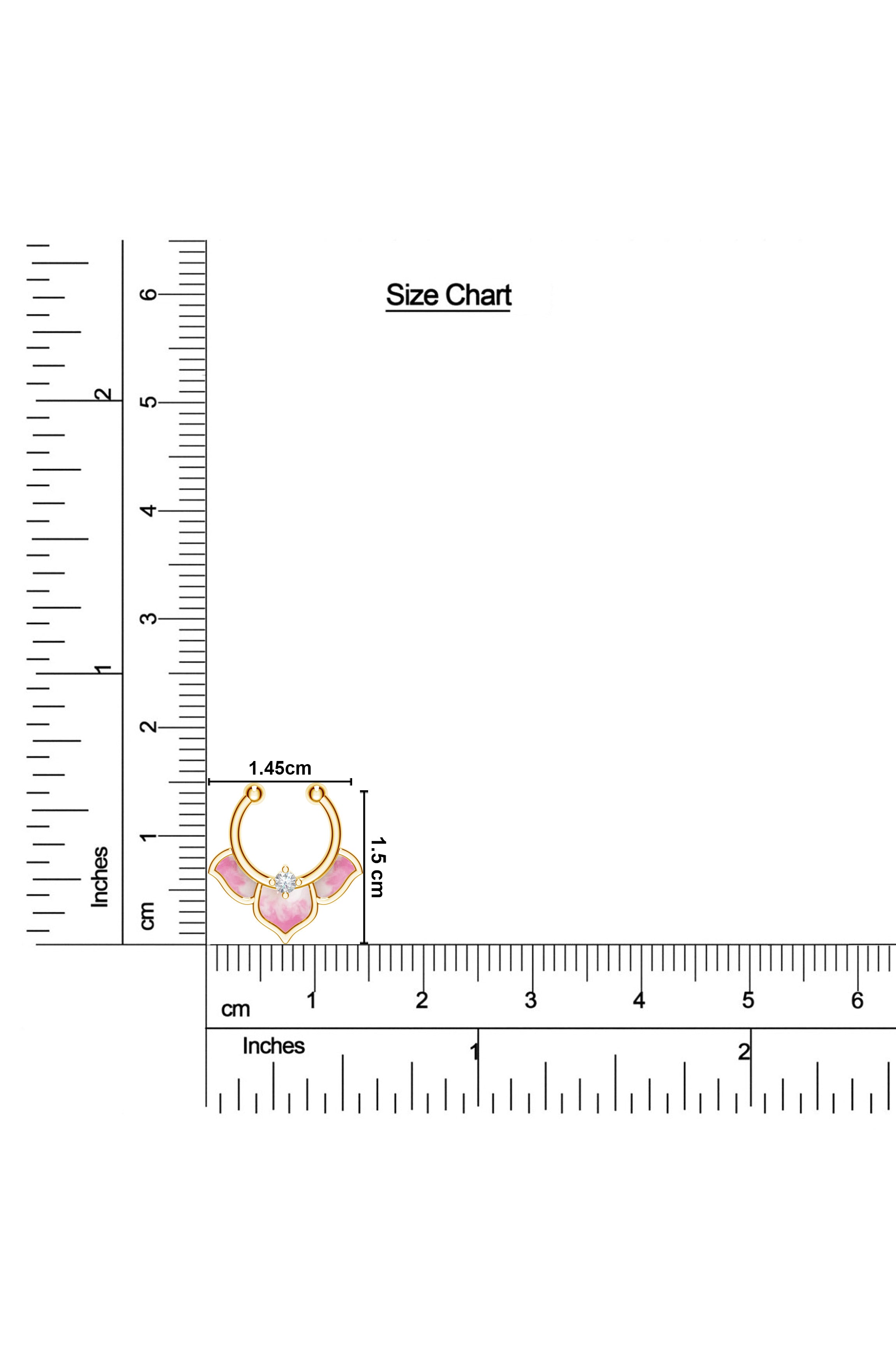 Moissanite Elegant Mangalayam 925 Sterling Silver Nose Pin For Women
