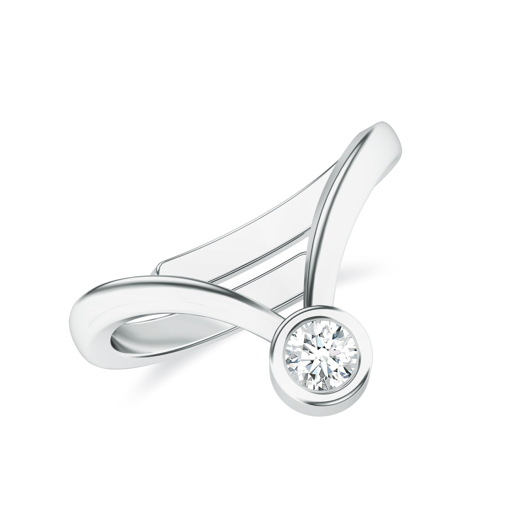 Moissanite Classic Mangalayam in Silver 925 Sterling Silver Toe Ring For Women