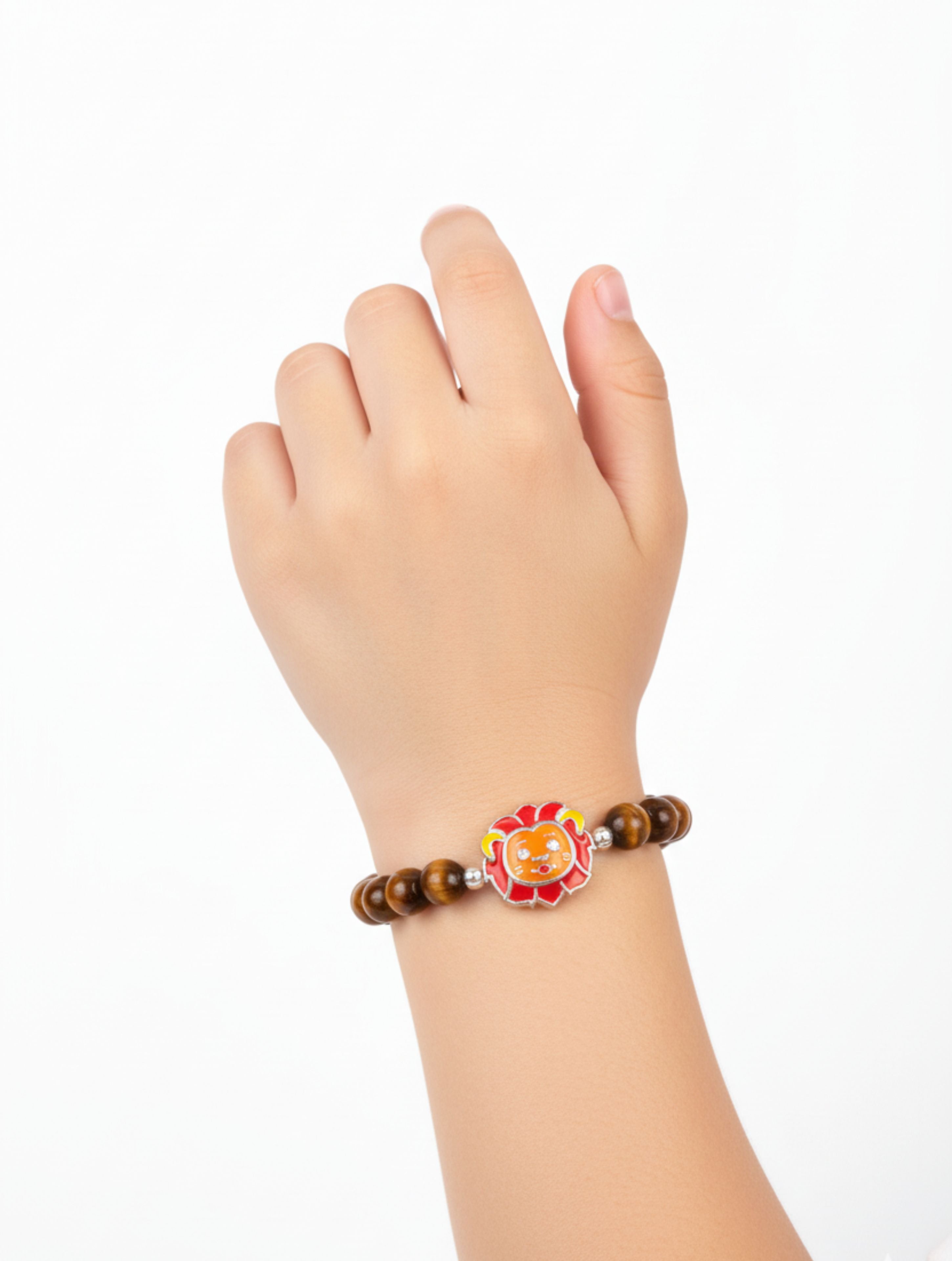 Colourful Lion Kid Bracelet Rakhi