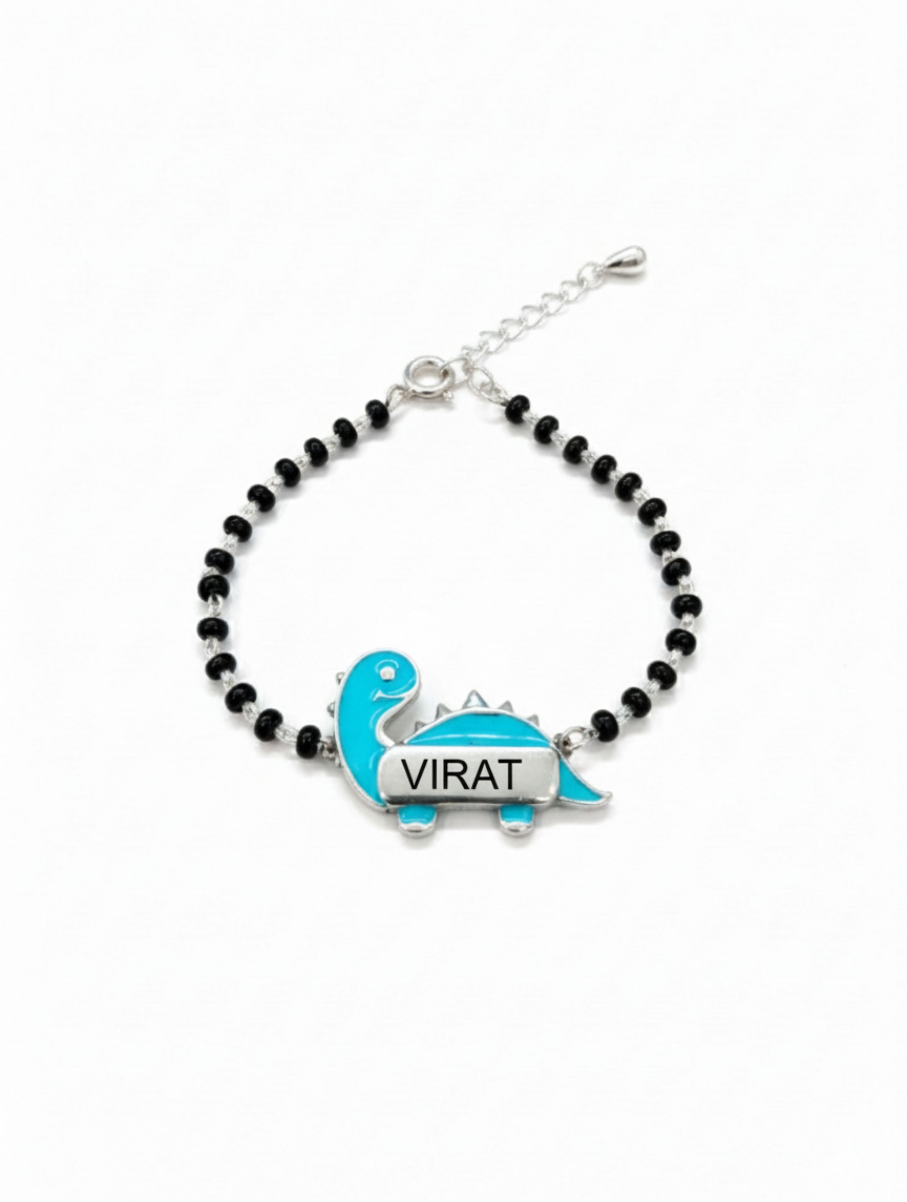 Personalized Dino-Mite Baby Bracelet 925 Sterling SIlver