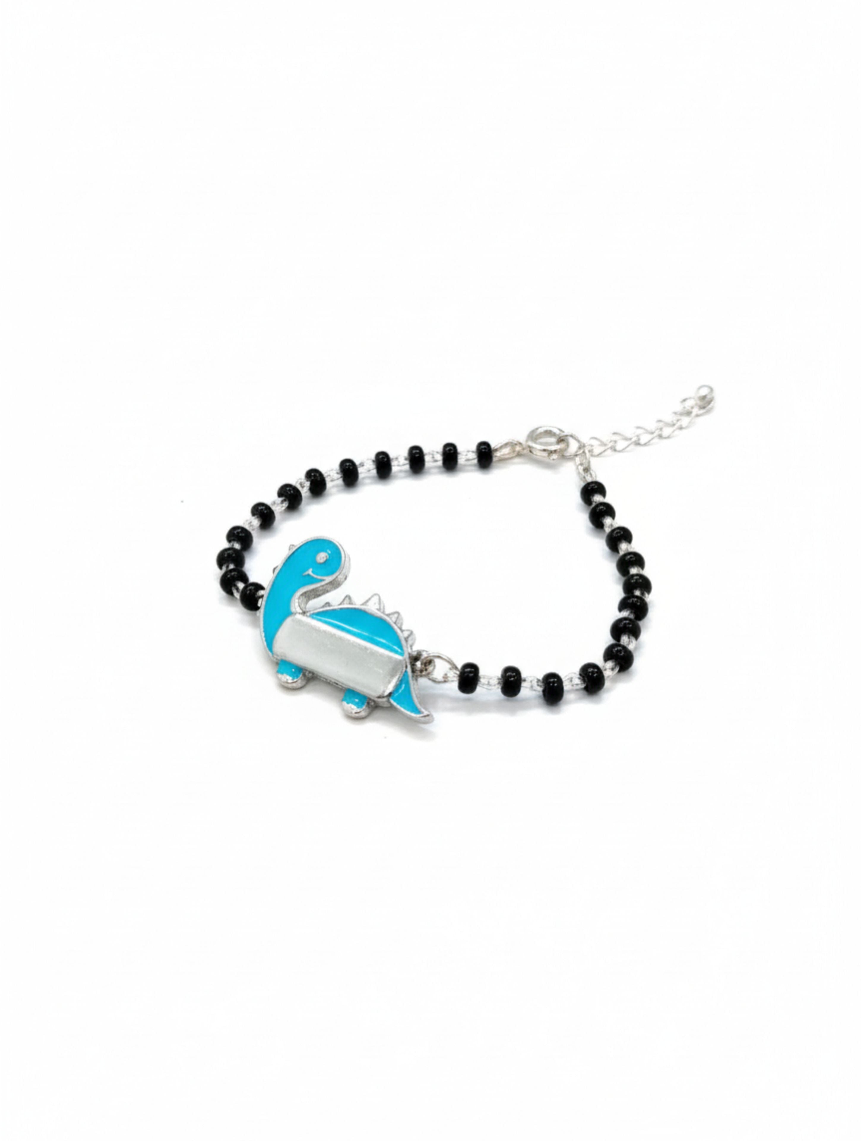 Personalized Dino-Mite Baby Bracelet 925 Sterling SIlver