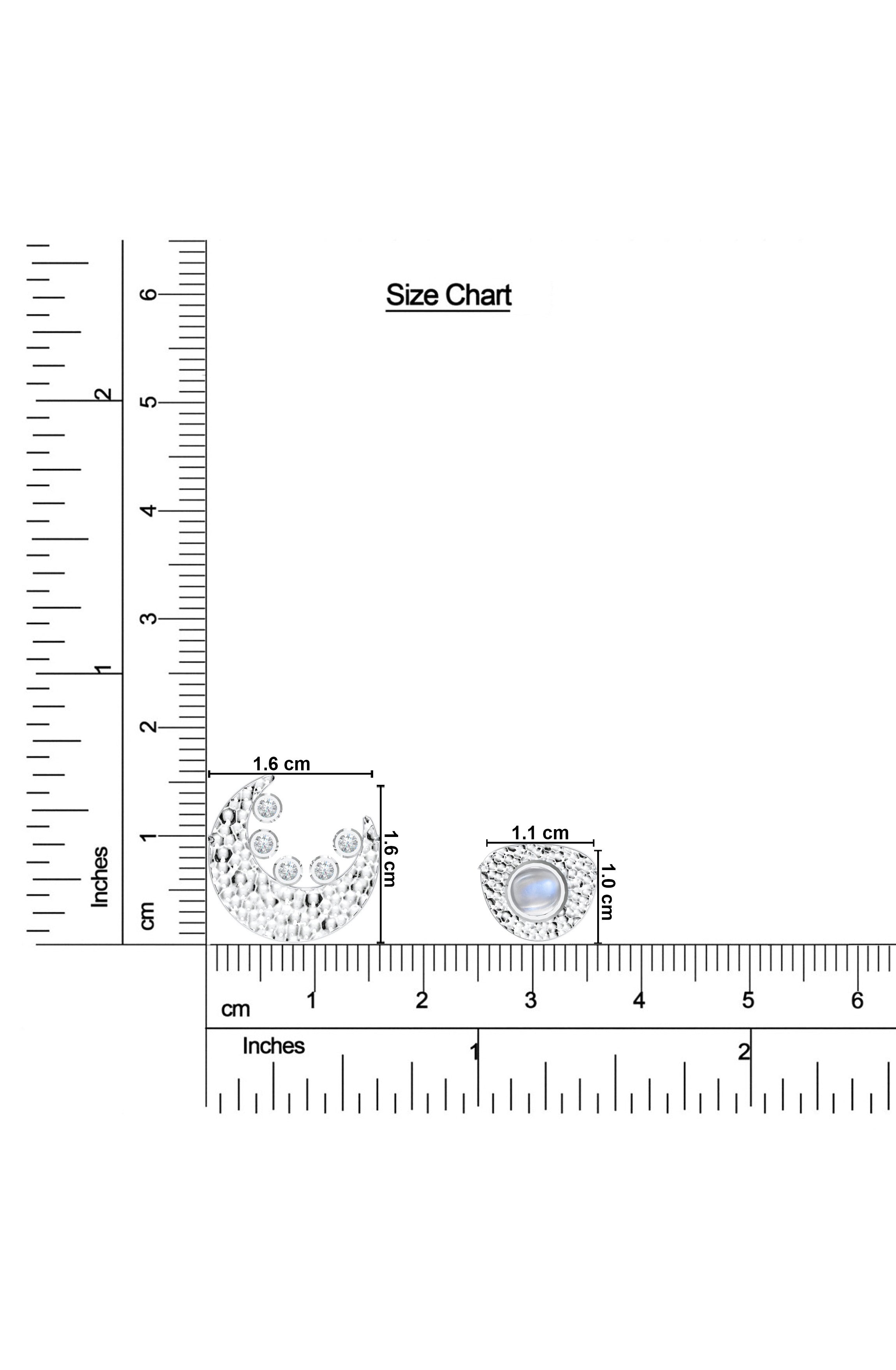 Textured Moon-Stone Pendant