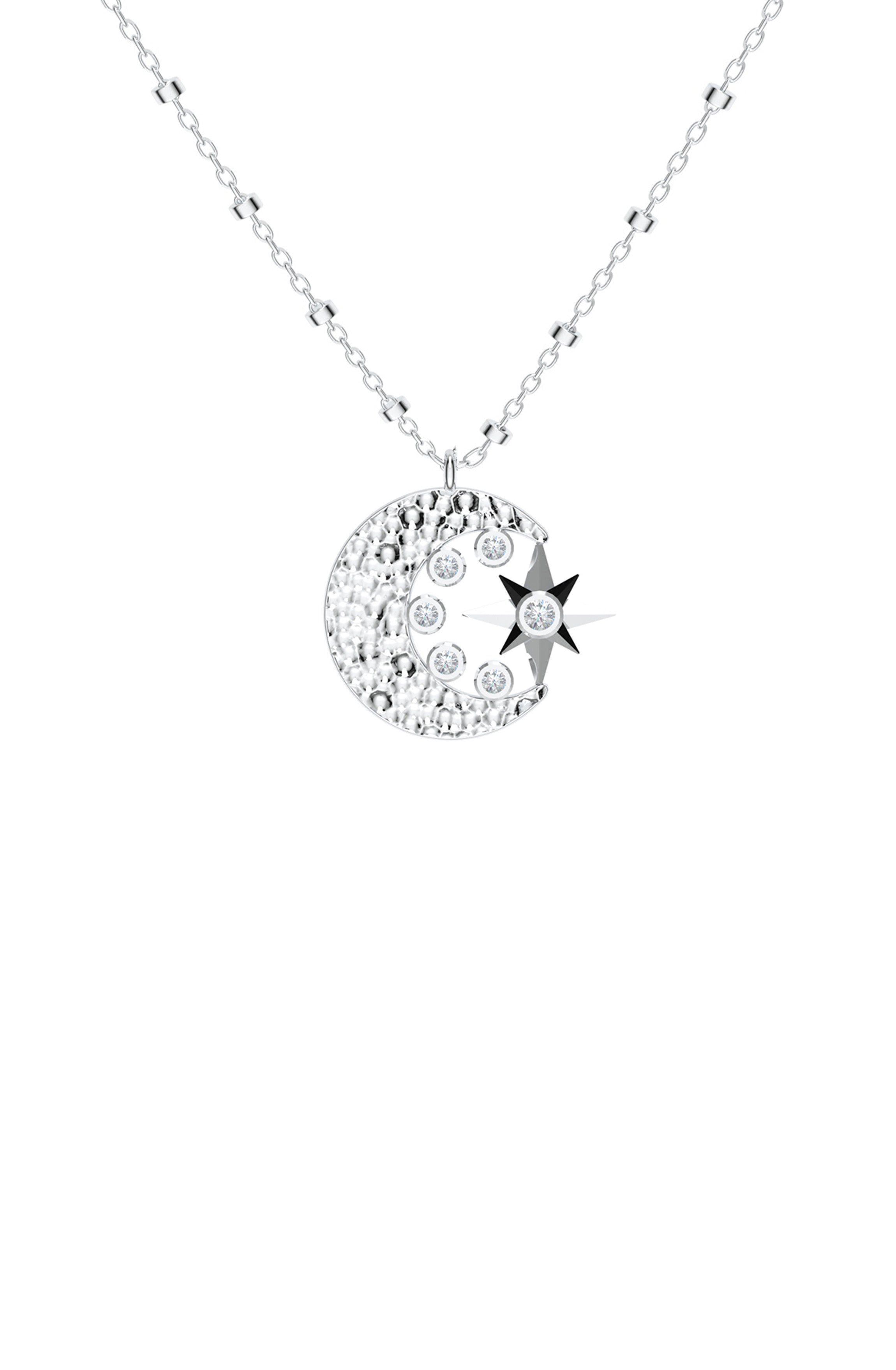 Moon and the Star Pendant