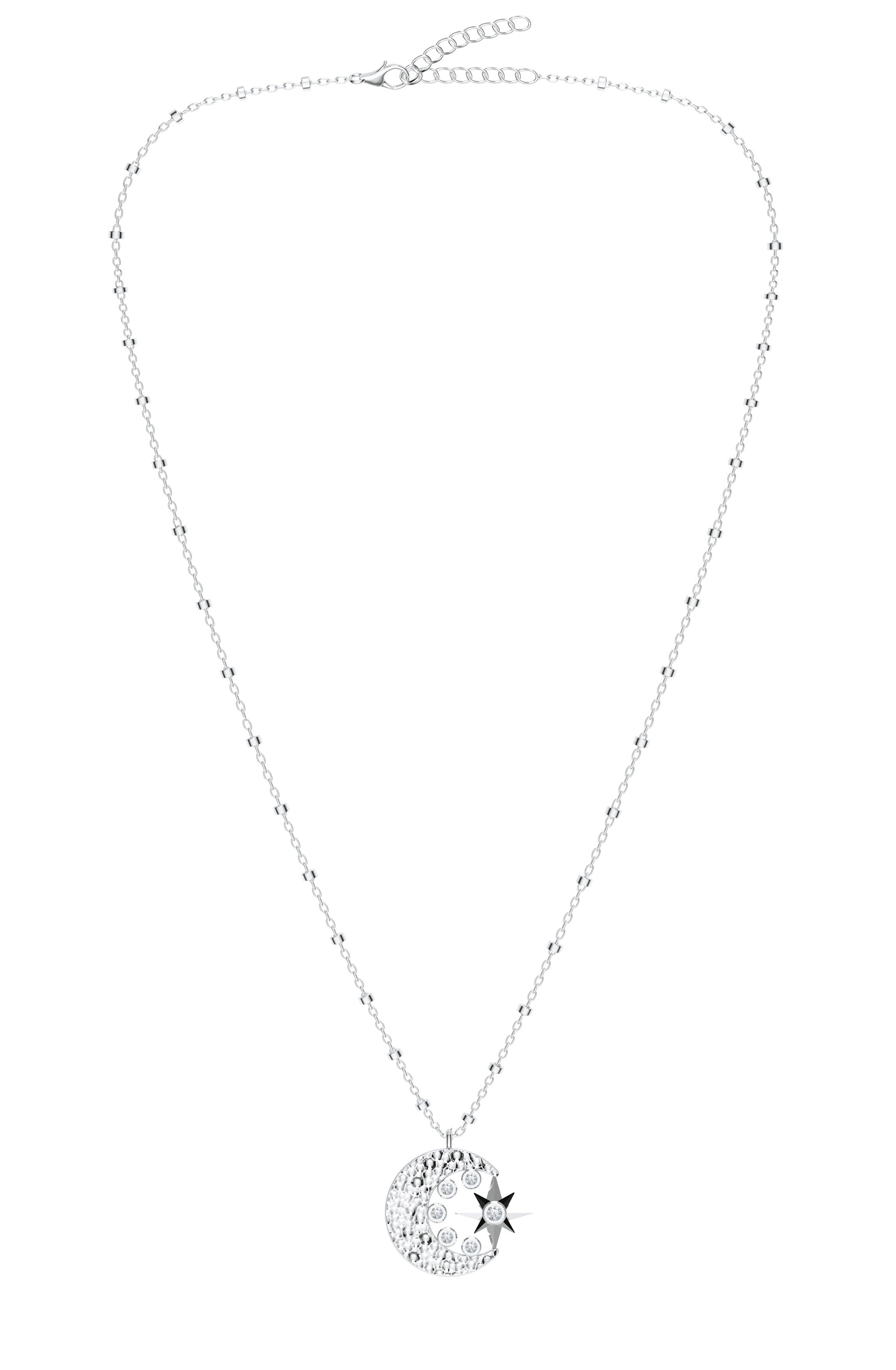 Moon and the Star Pendant