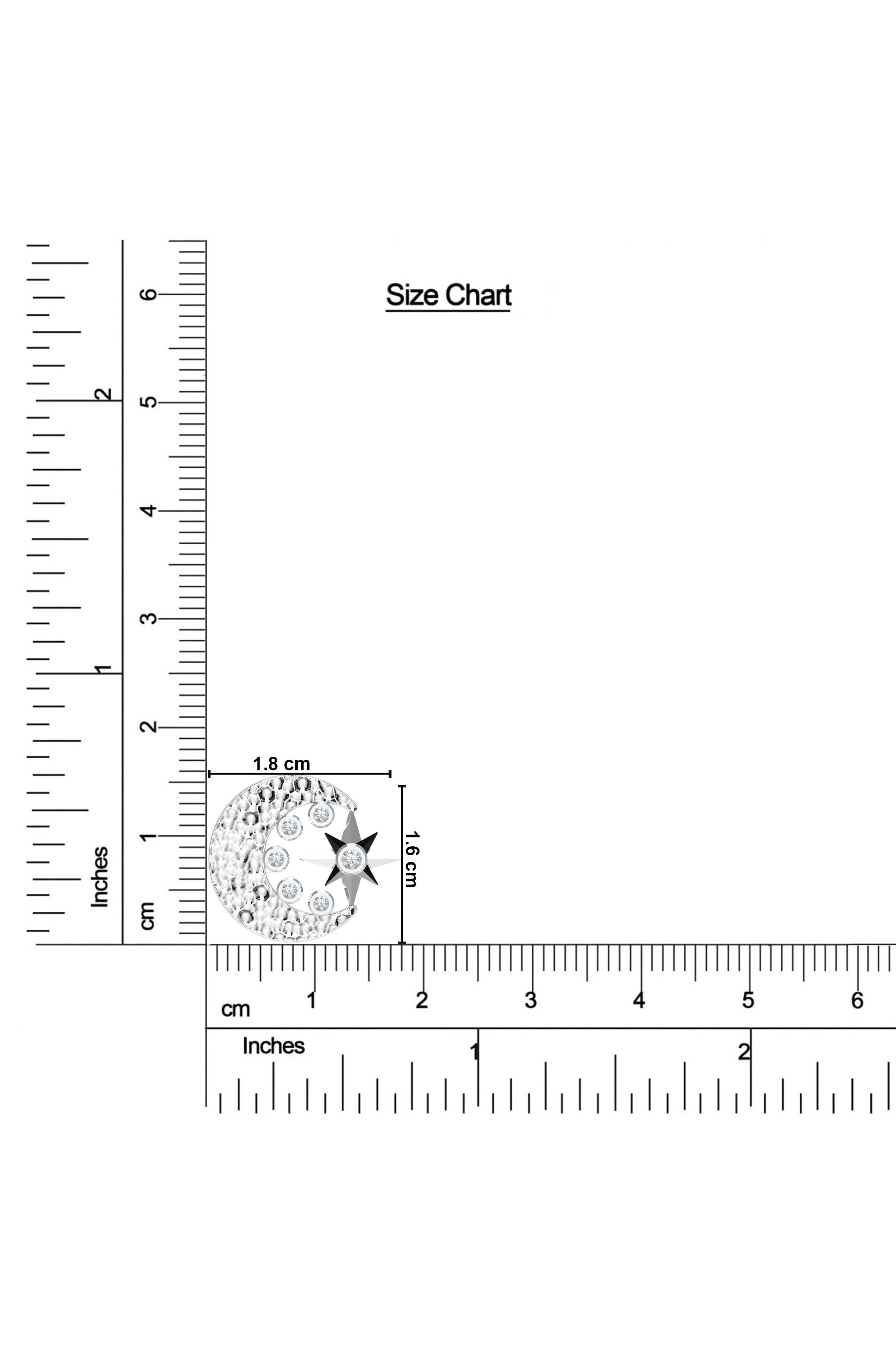 Moon and the Star Pendant