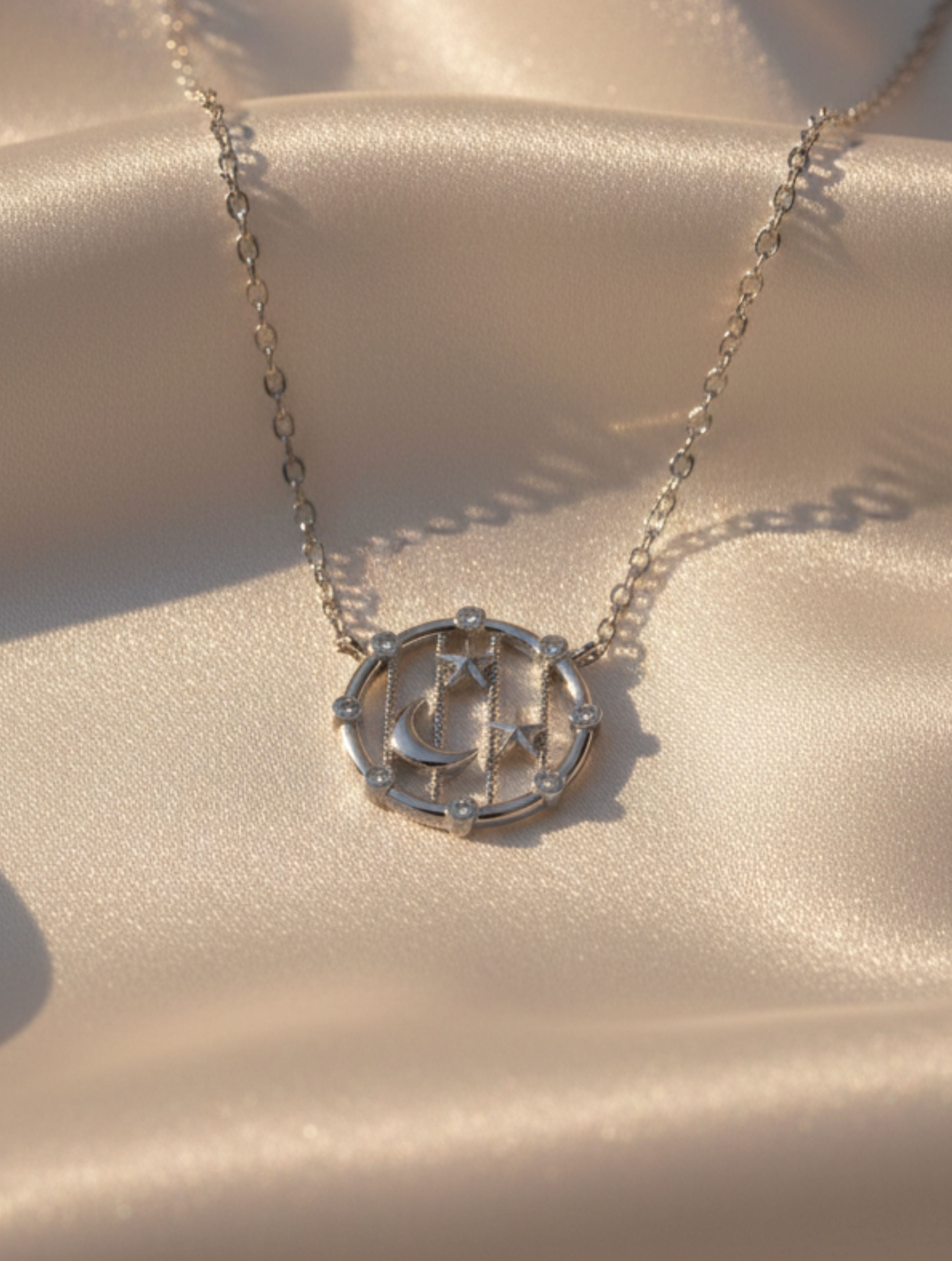 Circular Galaxy Pendant