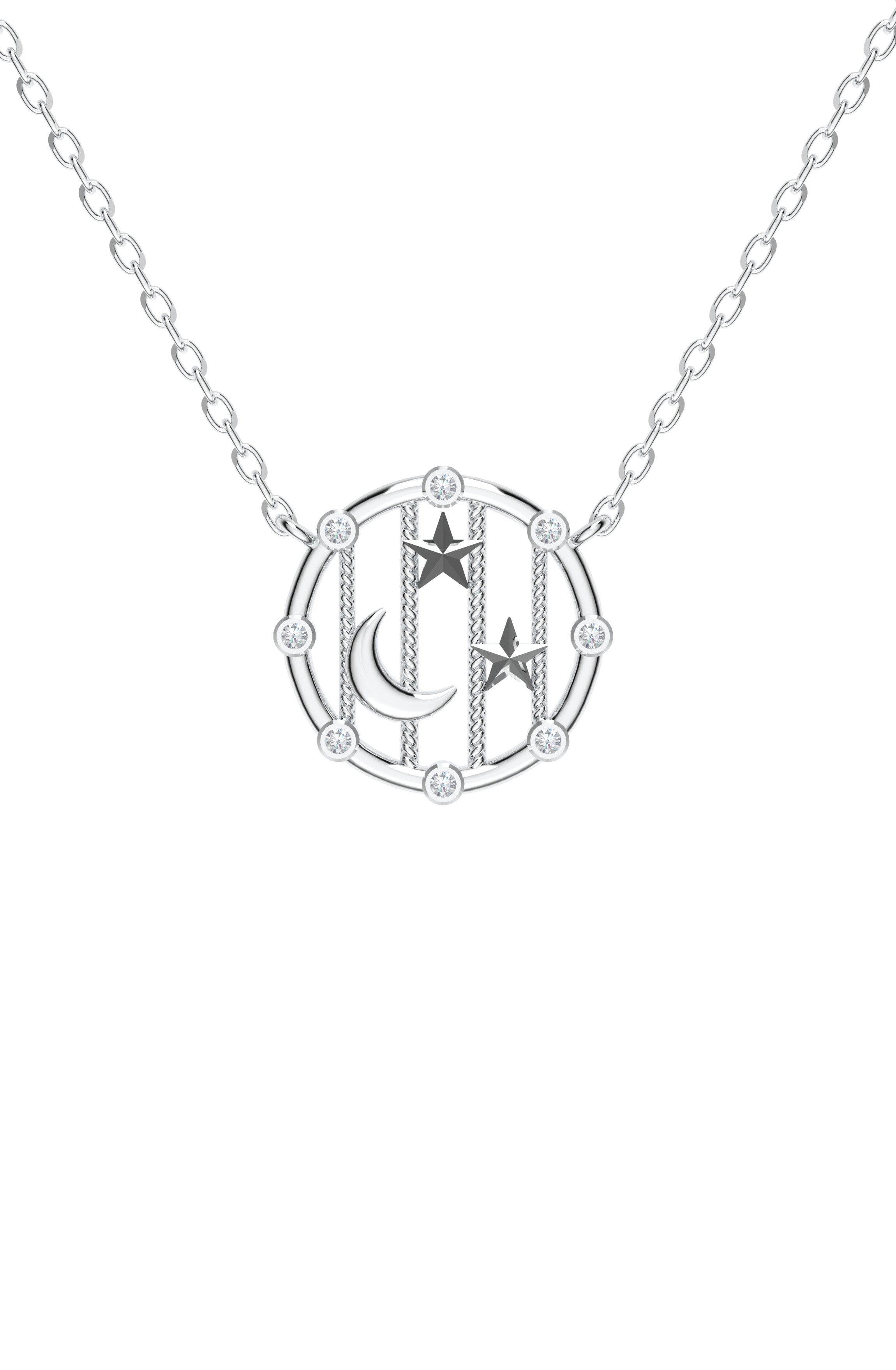 Circular Galaxy Pendant