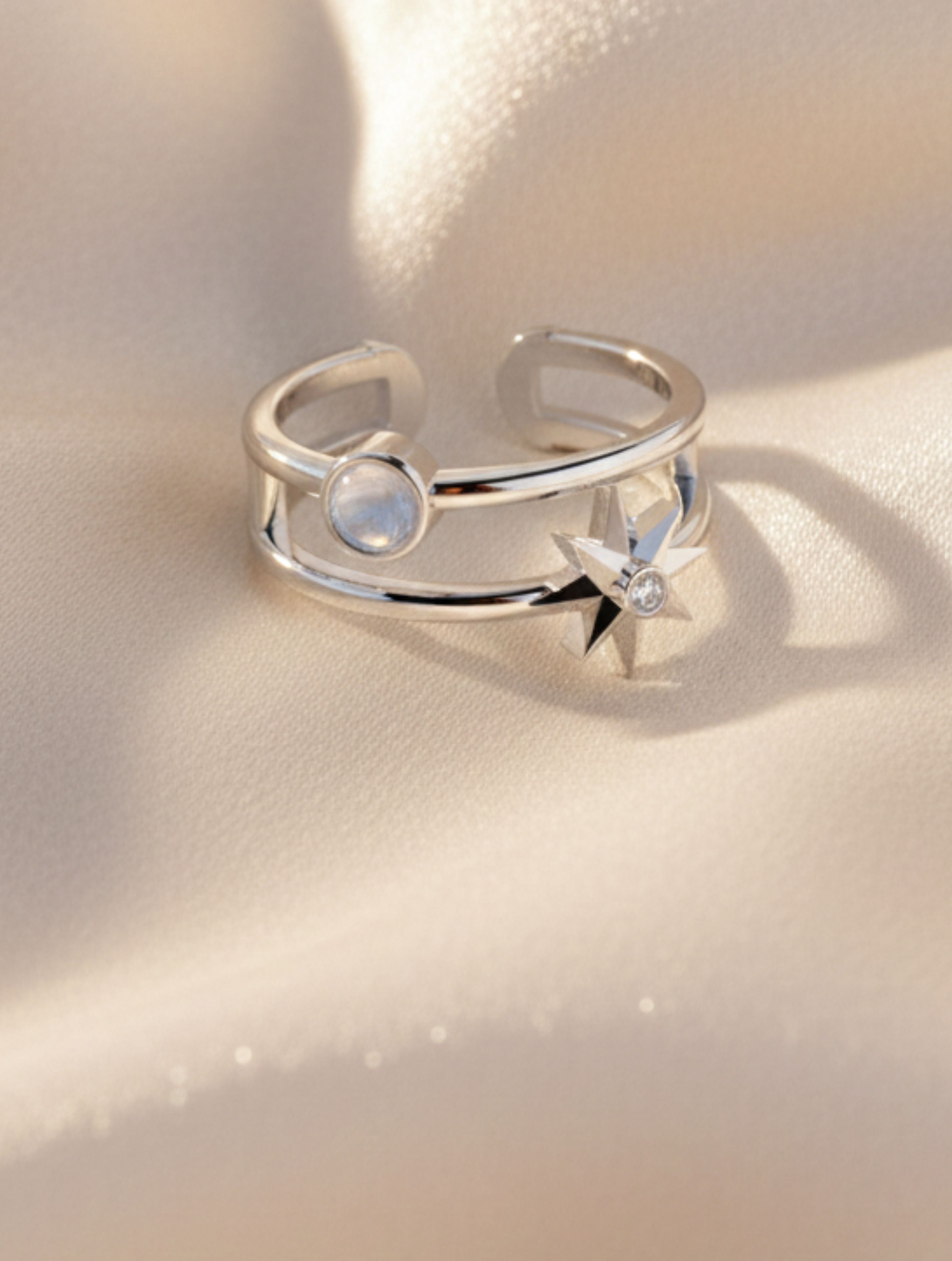 Bare Celestial Open Ring