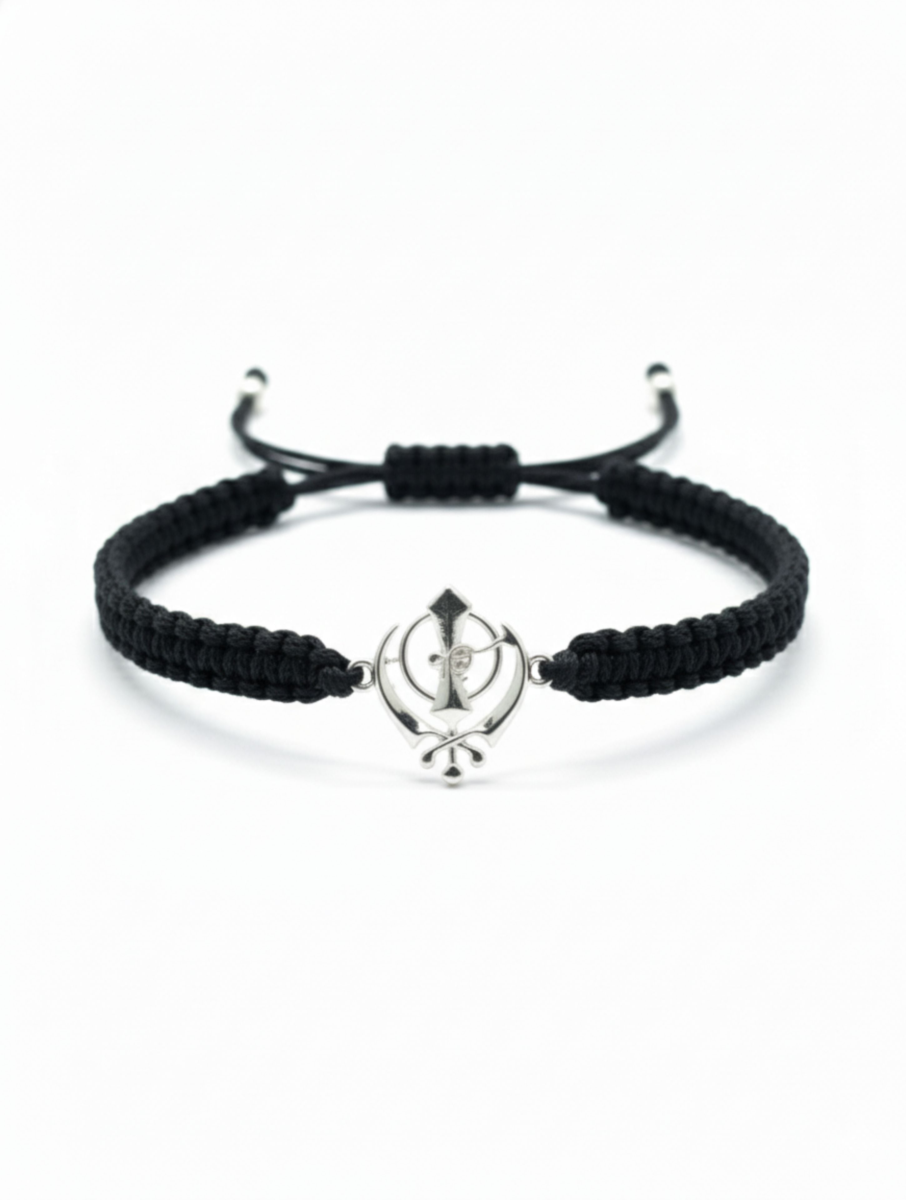 Ik Onkar Symbol 925 Sterling Silver Bracelet