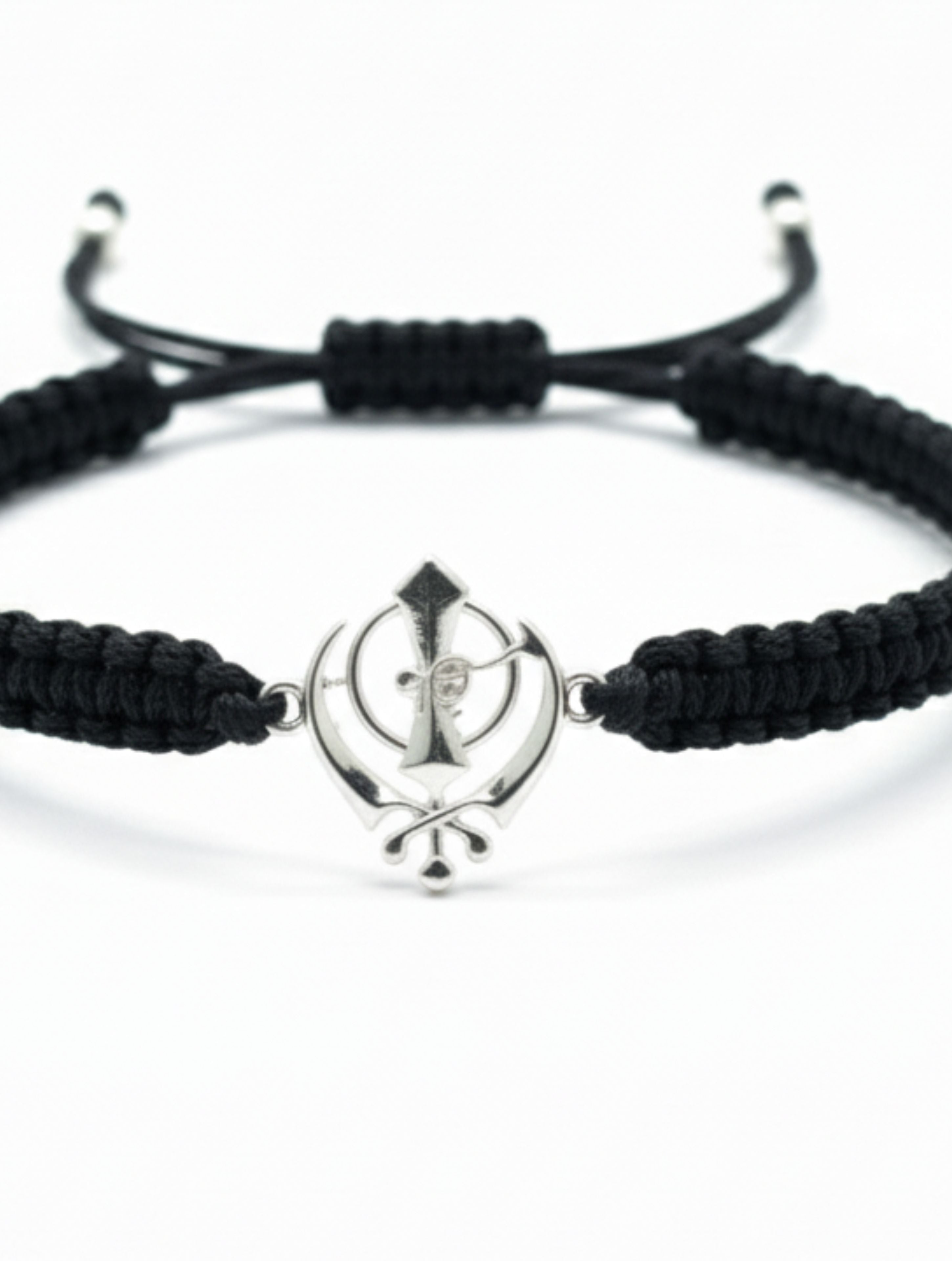 Ik Onkar Symbol 925 Sterling Silver Bracelet