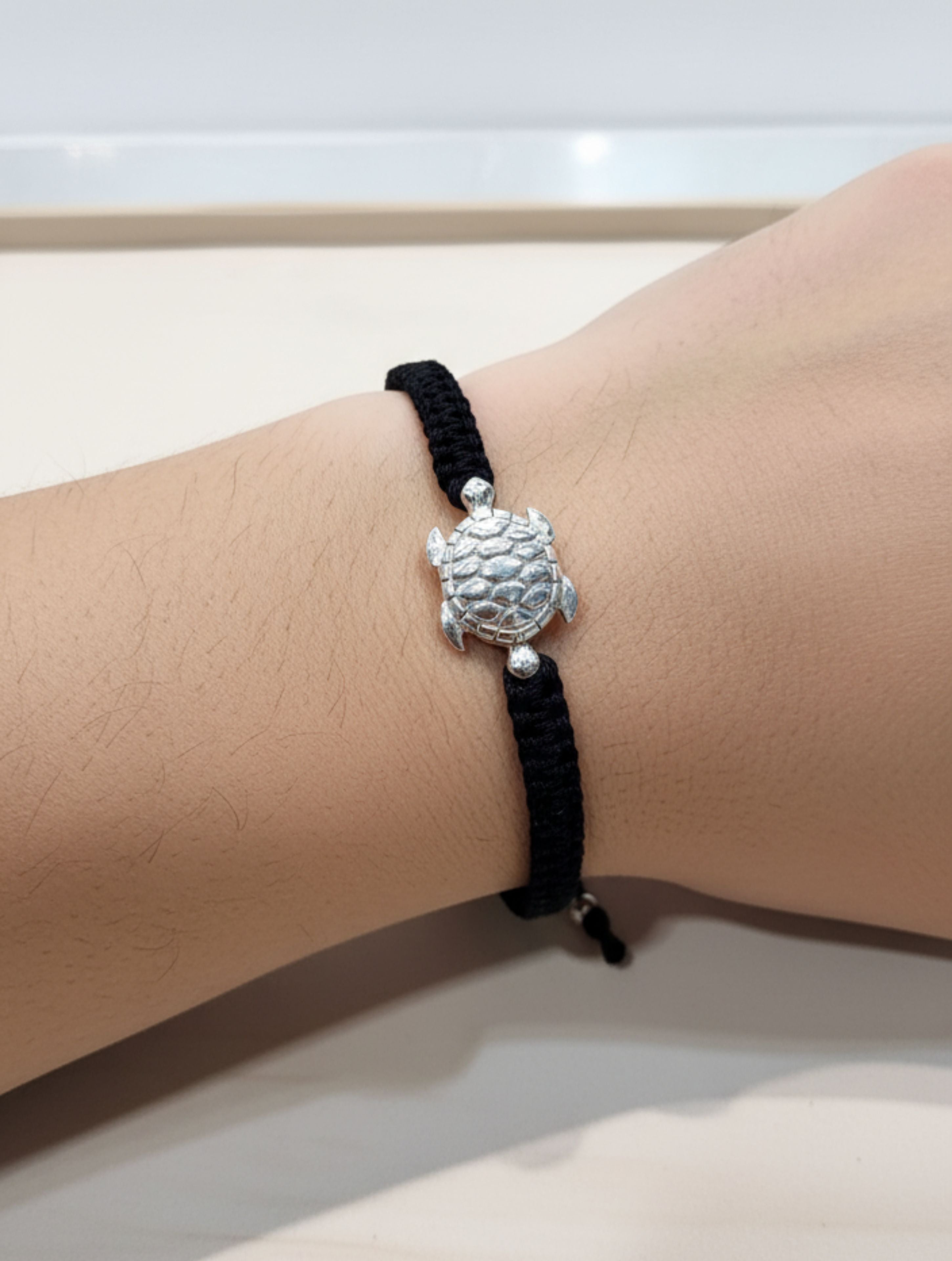 Ocean Guardian: Sterling Silver Turtle Bracelet