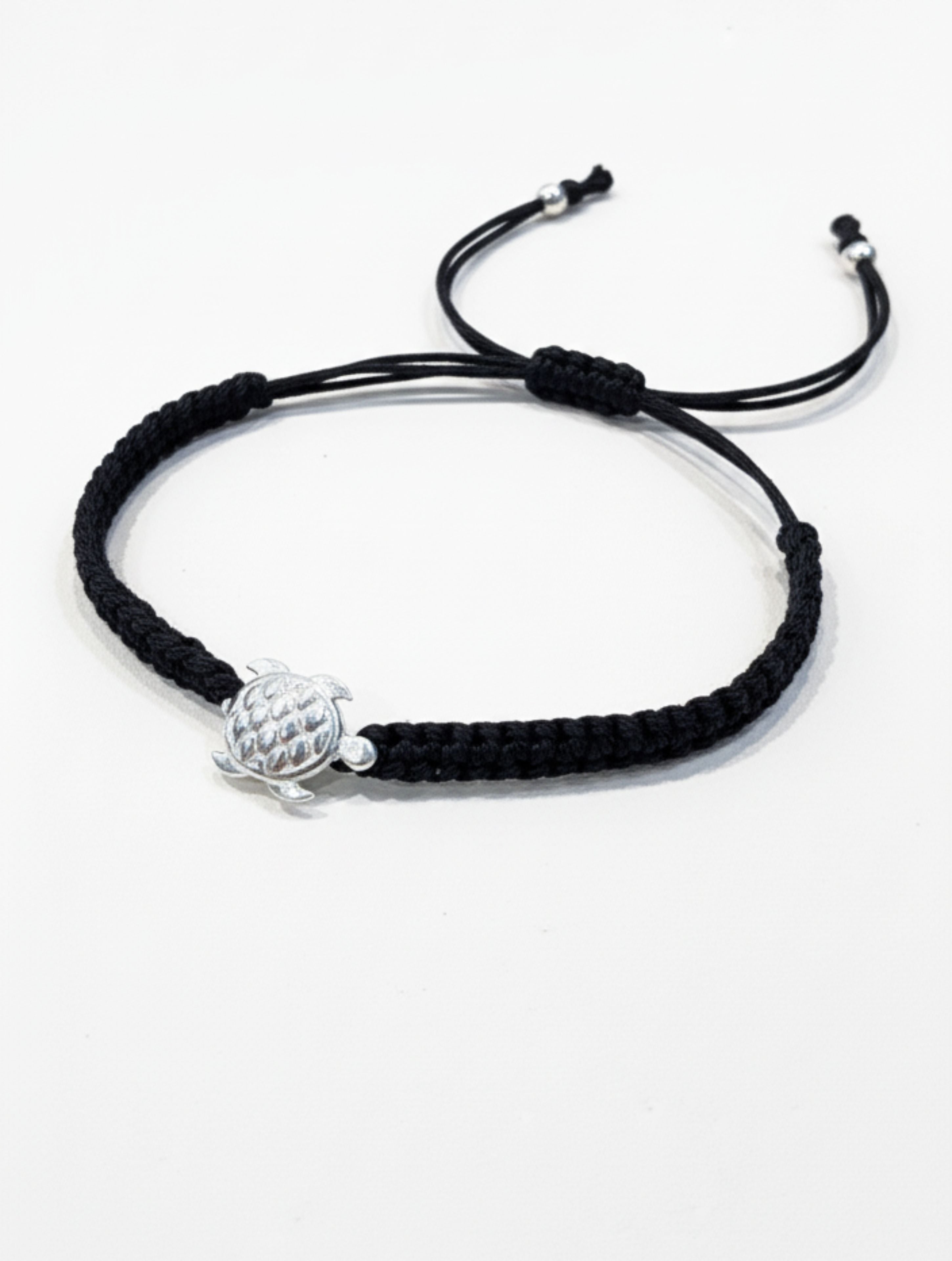 Ocean Guardian: Sterling Silver Turtle Bracelet