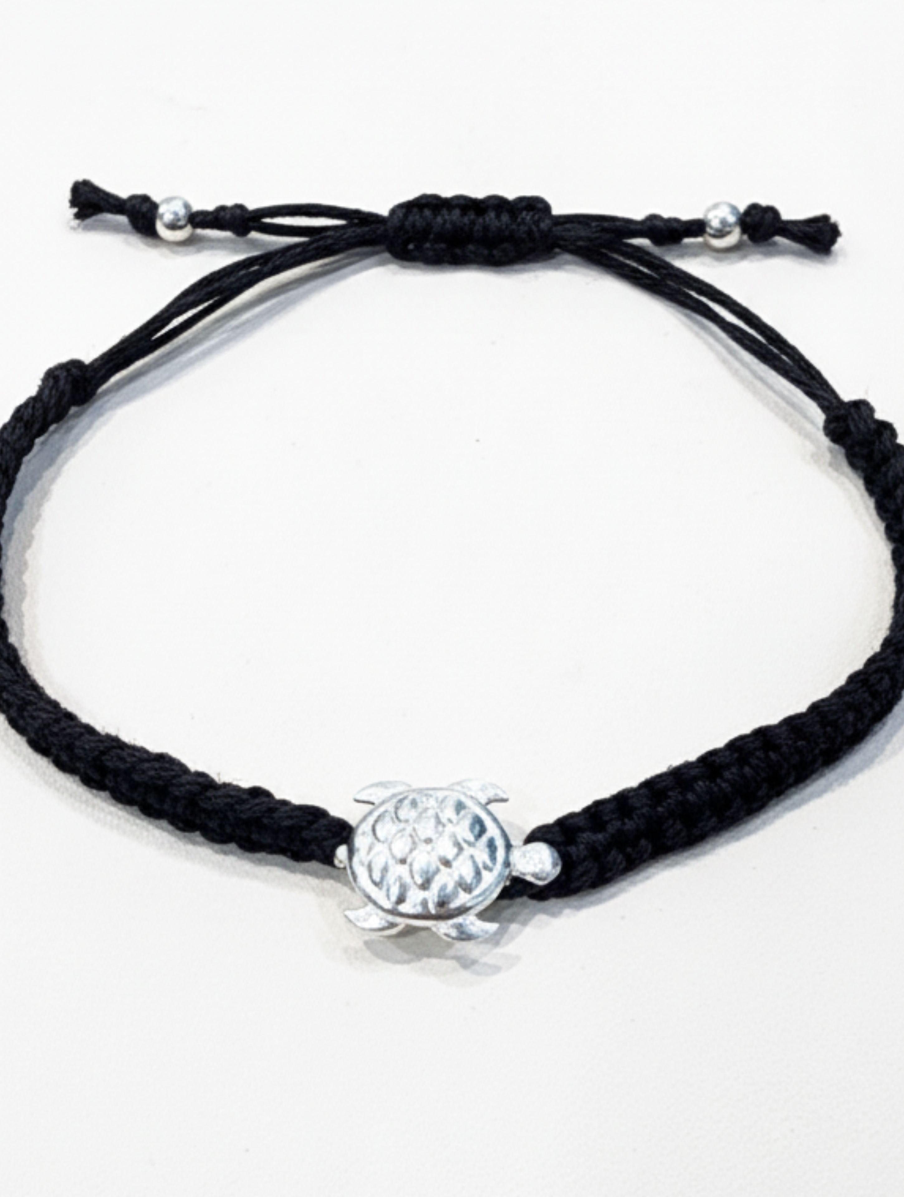 Ocean Guardian: Sterling Silver Turtle Bracelet