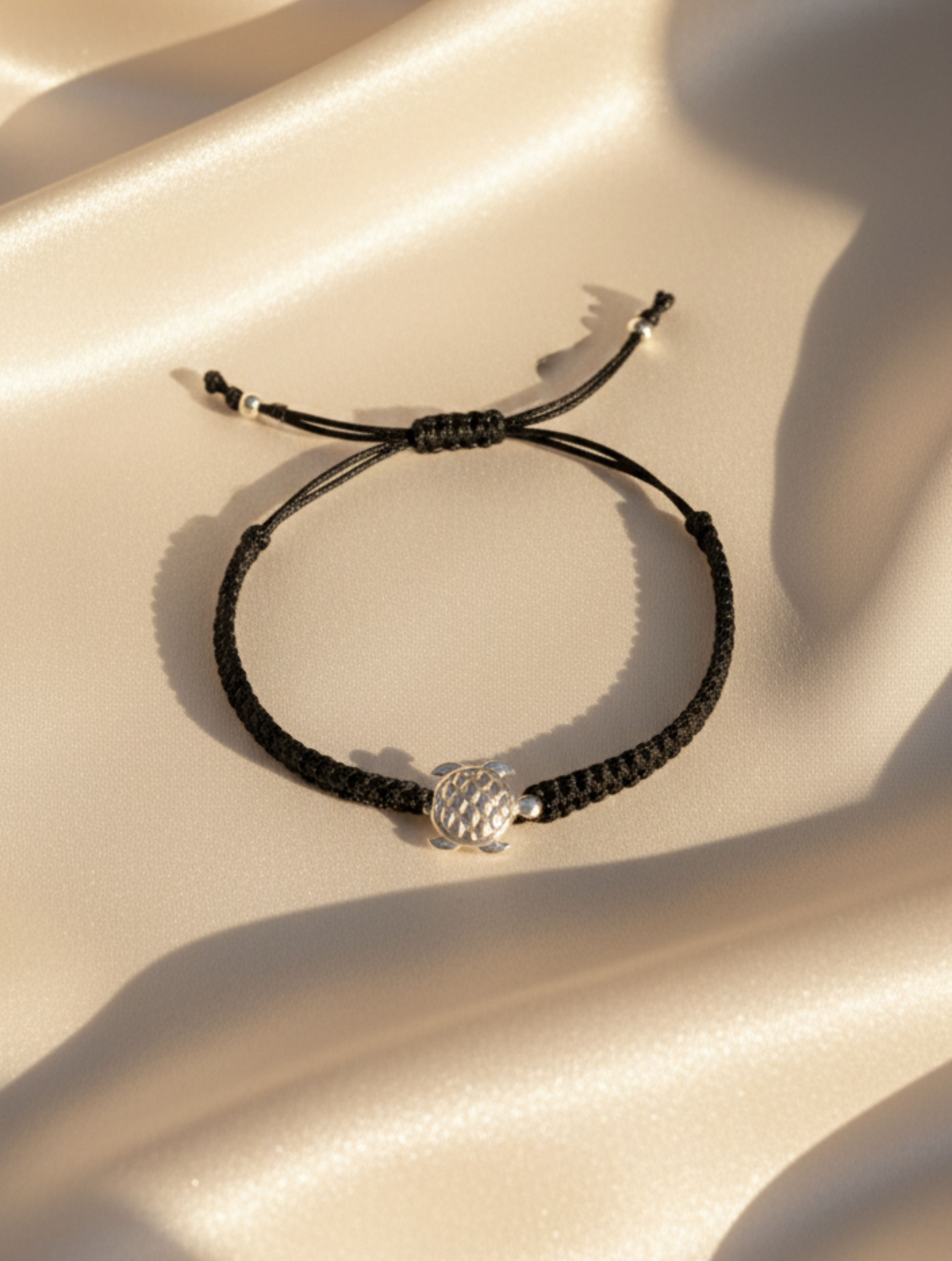 Ocean Guardian: Sterling Silver Turtle Bracelet
