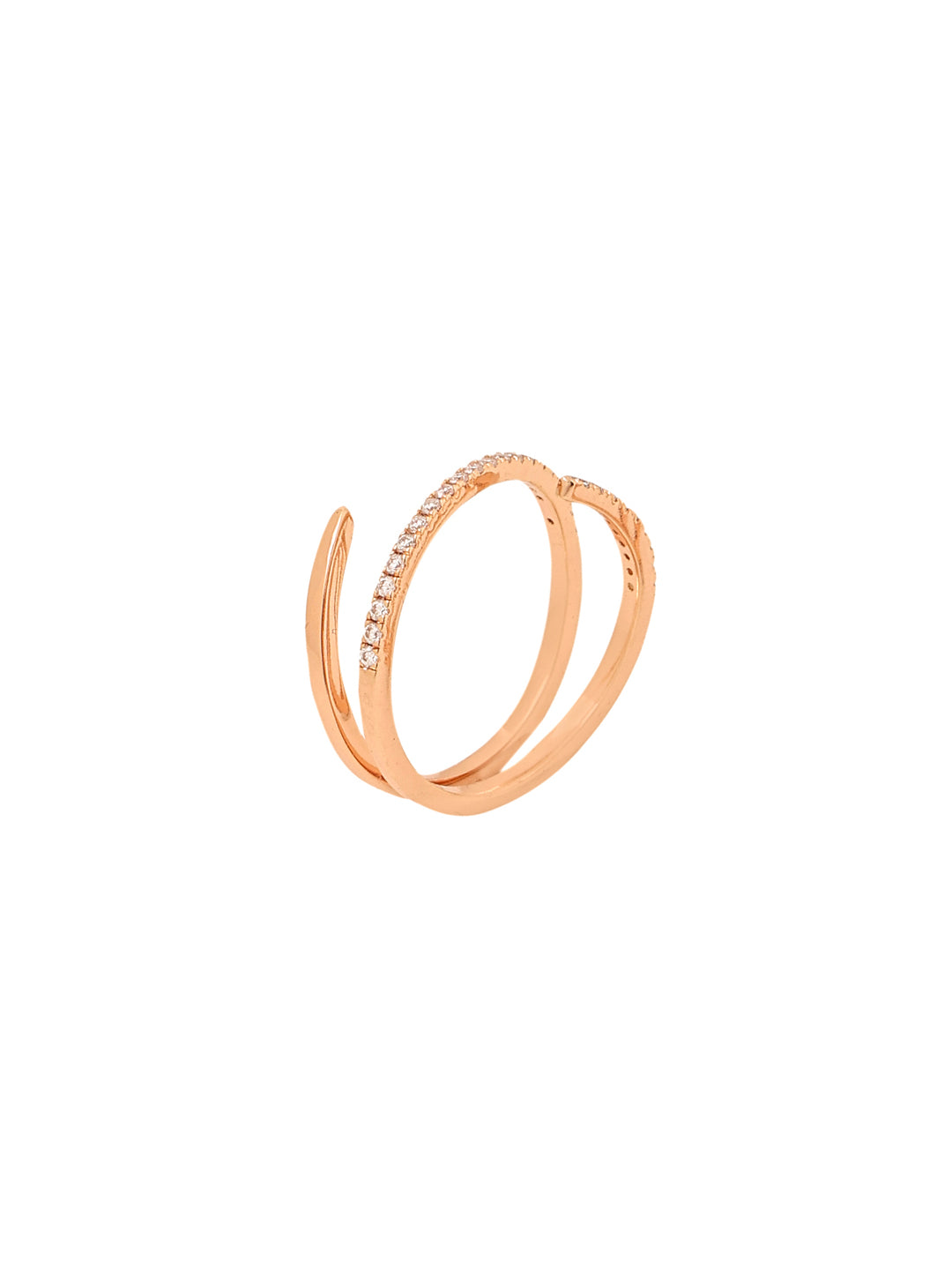 Ruby Number Two Customizable Silver Rose Gold 925 Sterling Silver Ring For Women