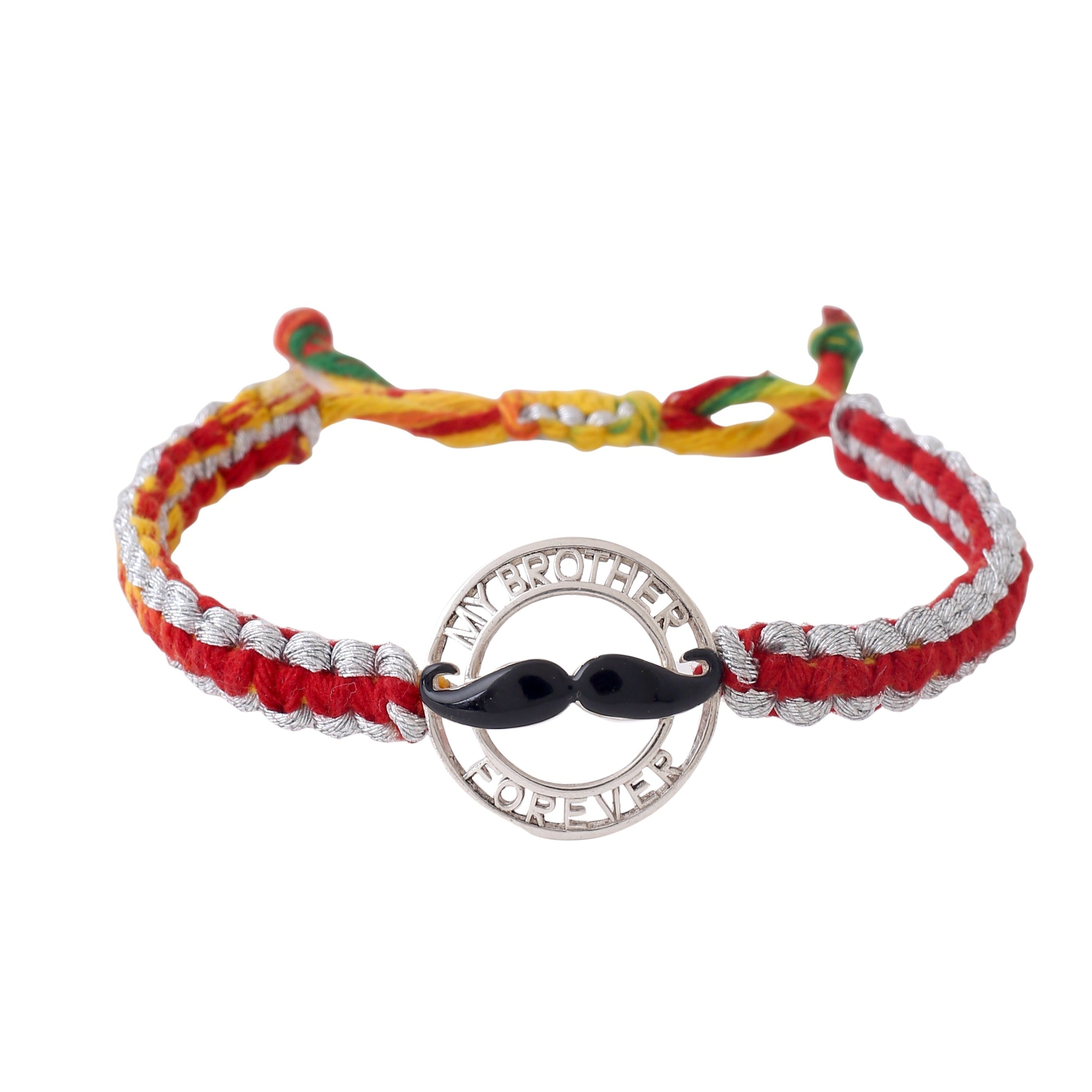 Brotherhood Moustache Rakhi - Kicky & Perky
