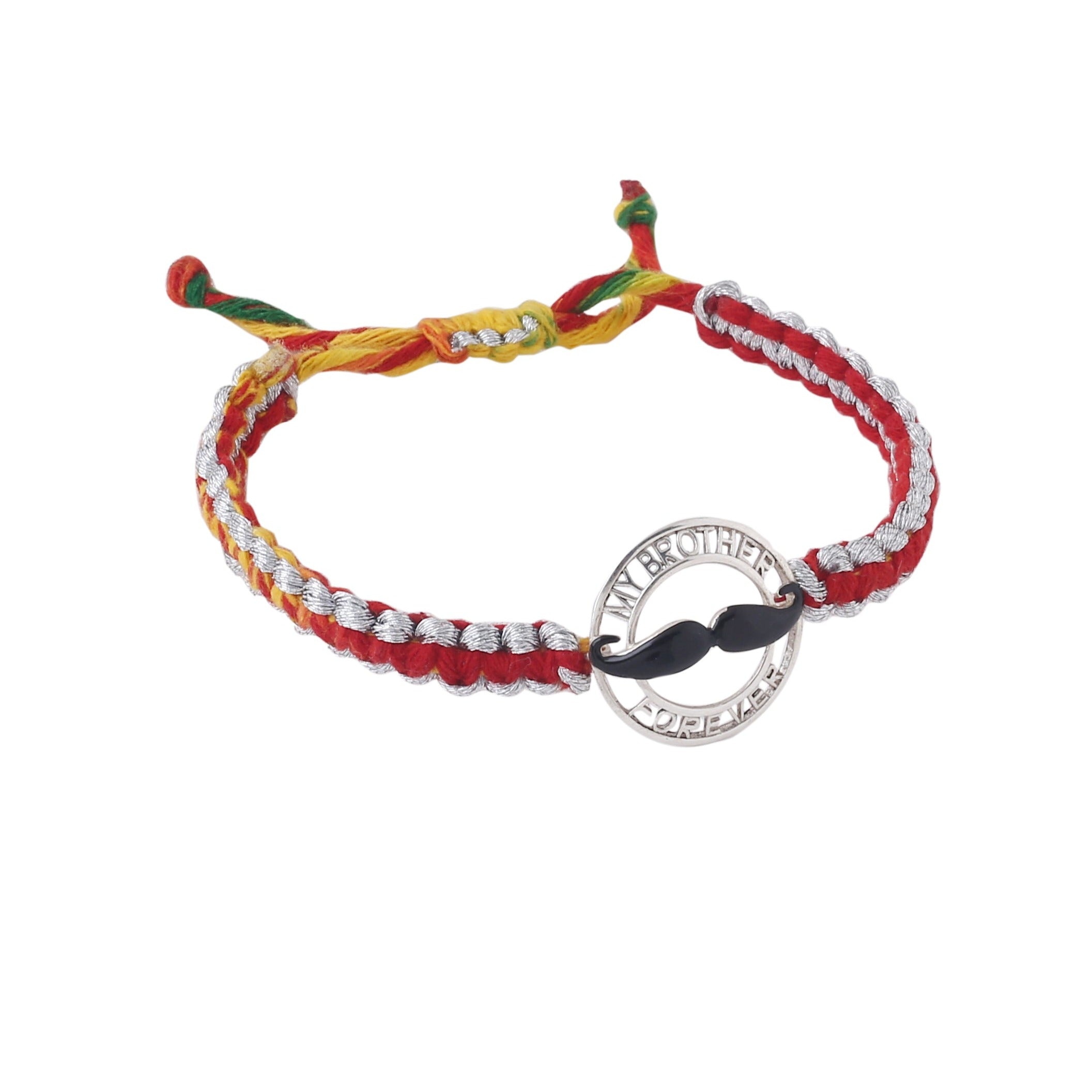 Brotherhood Moustache Rakhi - Kicky & Perky