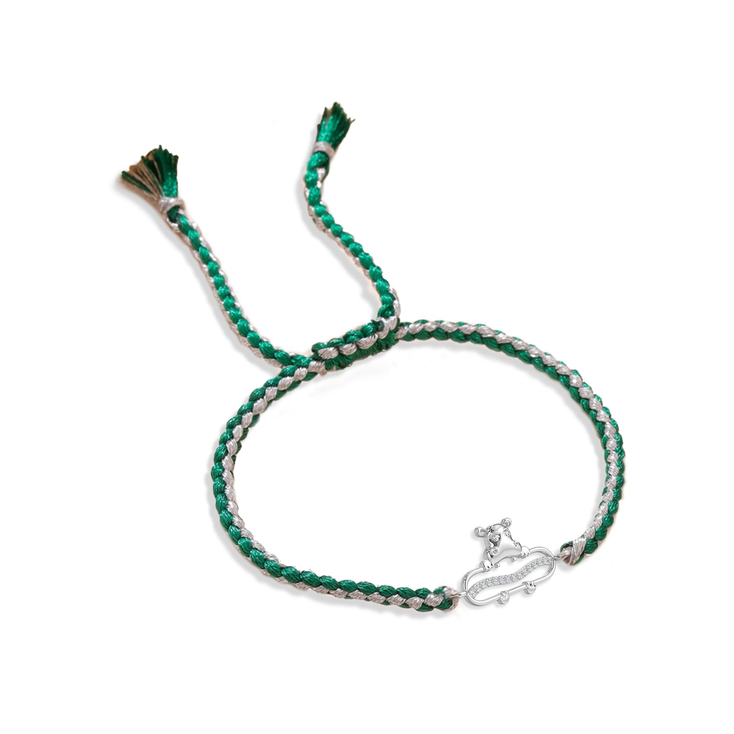 Baby Hippo 925 Sterling Silver Rakhi