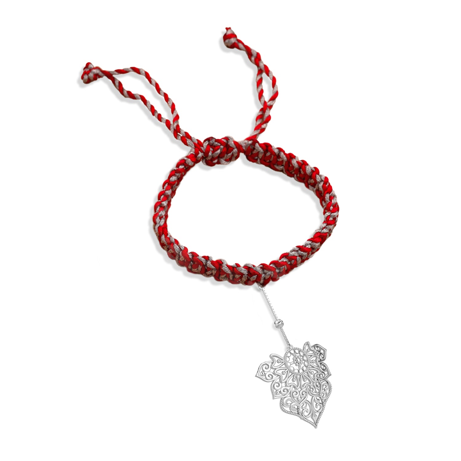 Modern Odisha Filigree Lumba 925 Sterling Silver Rakhi