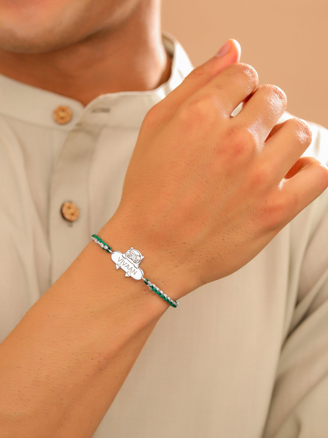 Owl Personalized Kids 925 Sterling Silver Bracelet