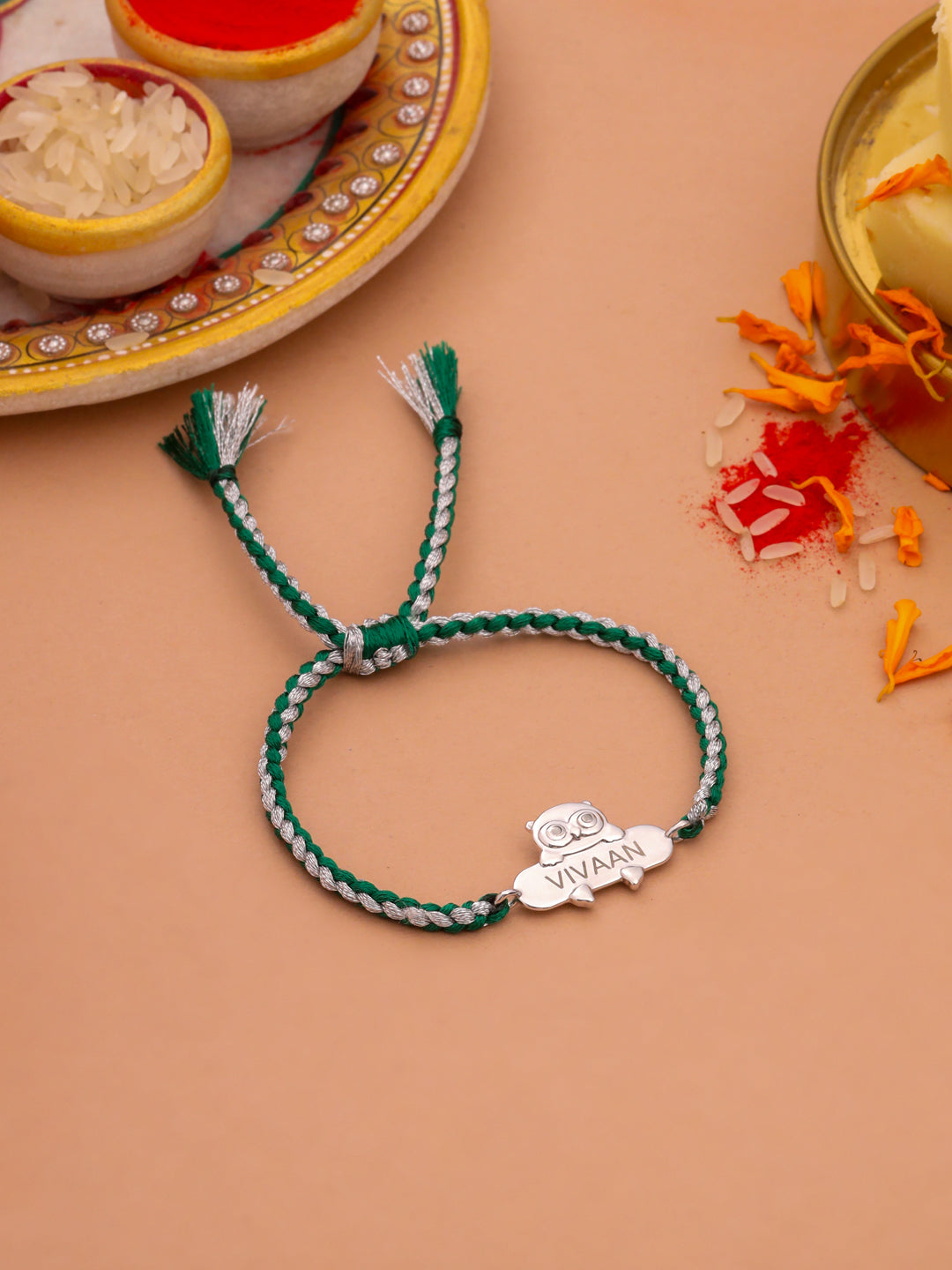 Owl Personalized Kids 925 Sterling Silver Bracelet