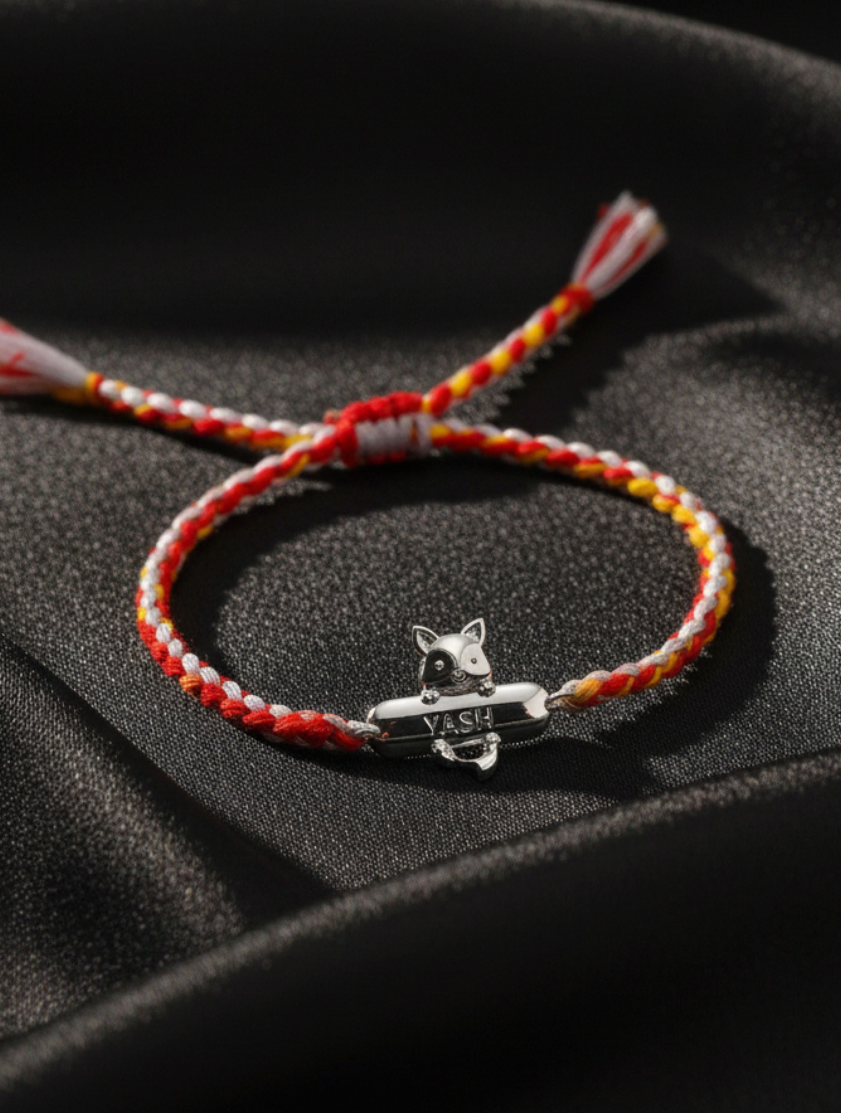 Baby Fox Personalized Kids 925 Sterling Silver Bracelet