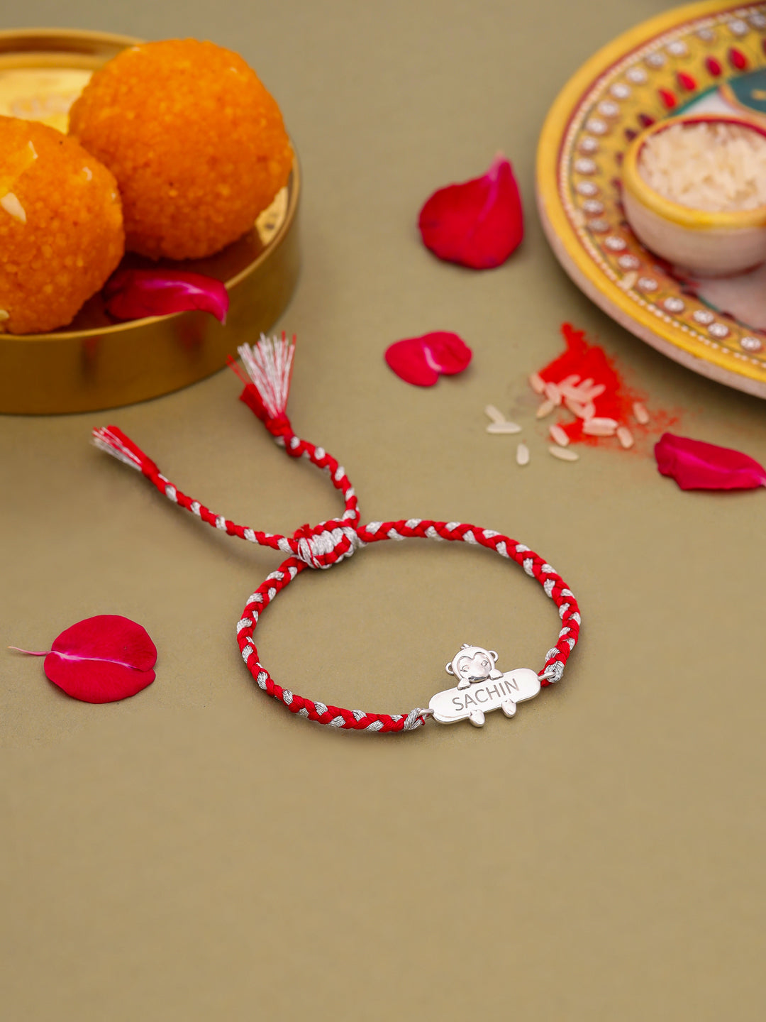 Baby Monkey Personalized Kids 925 Silver Bracelet