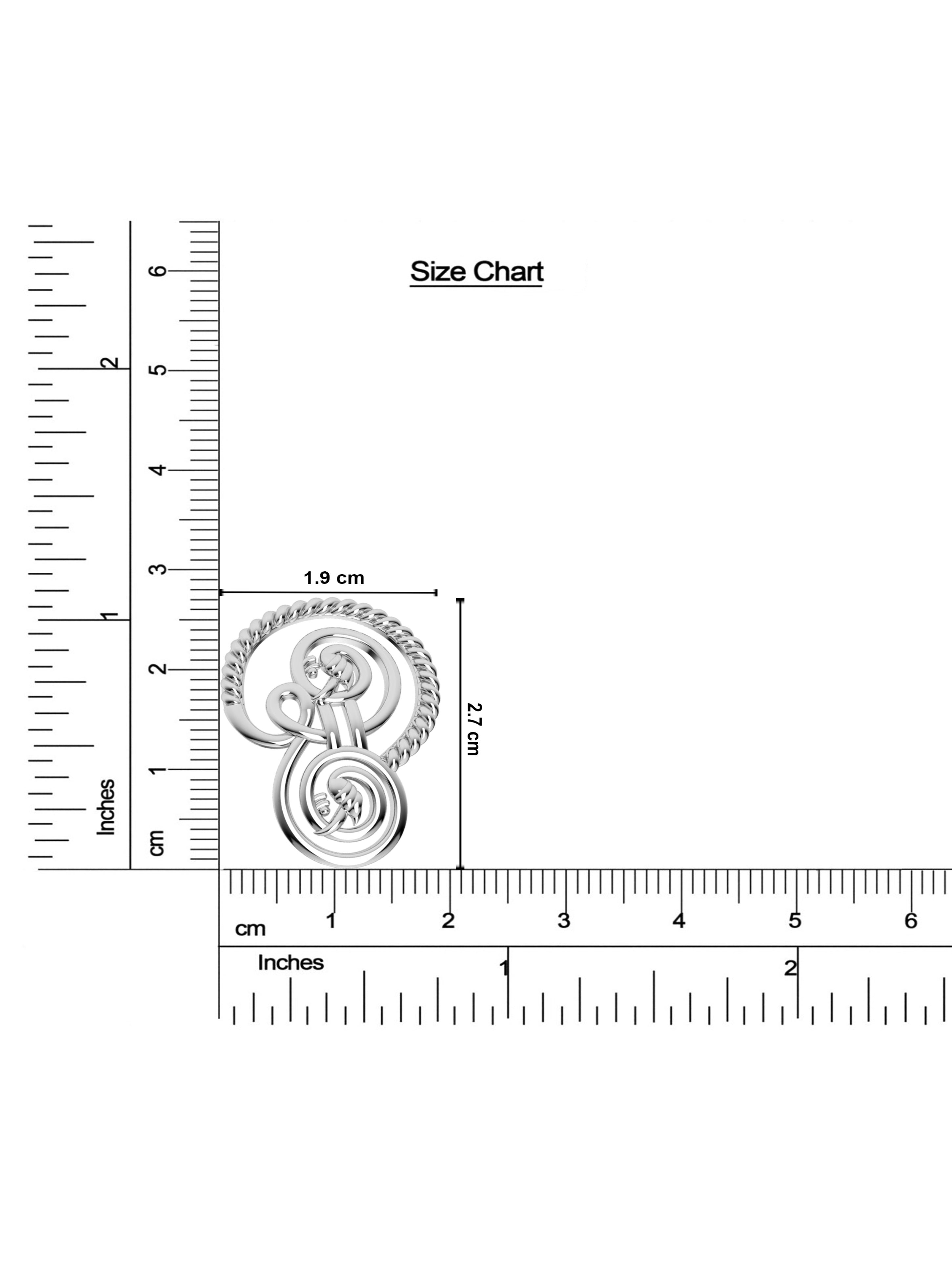 Silver Sri Ganesh Shankh Rakhi