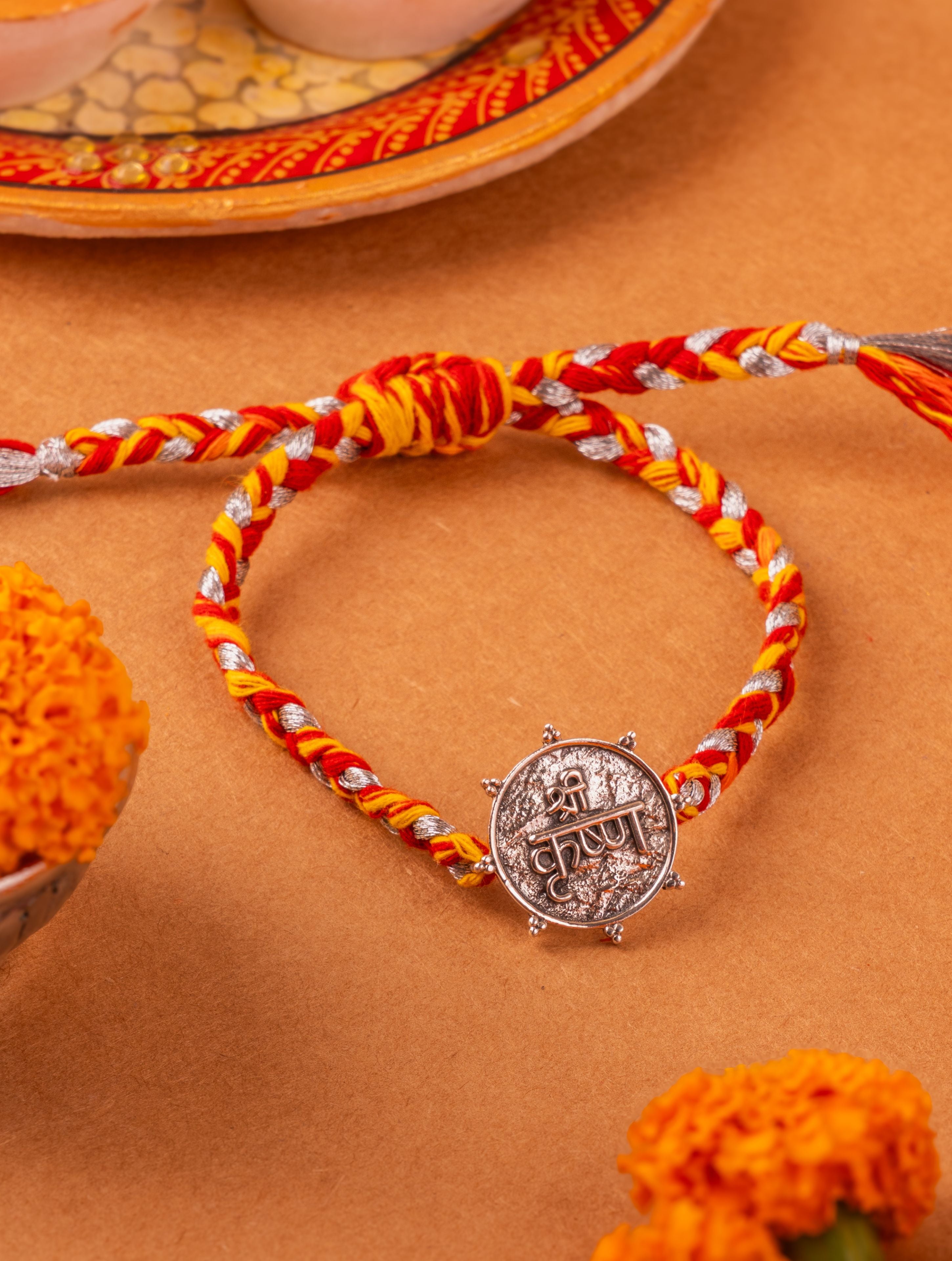 Silver Sri Krishna Rakhi