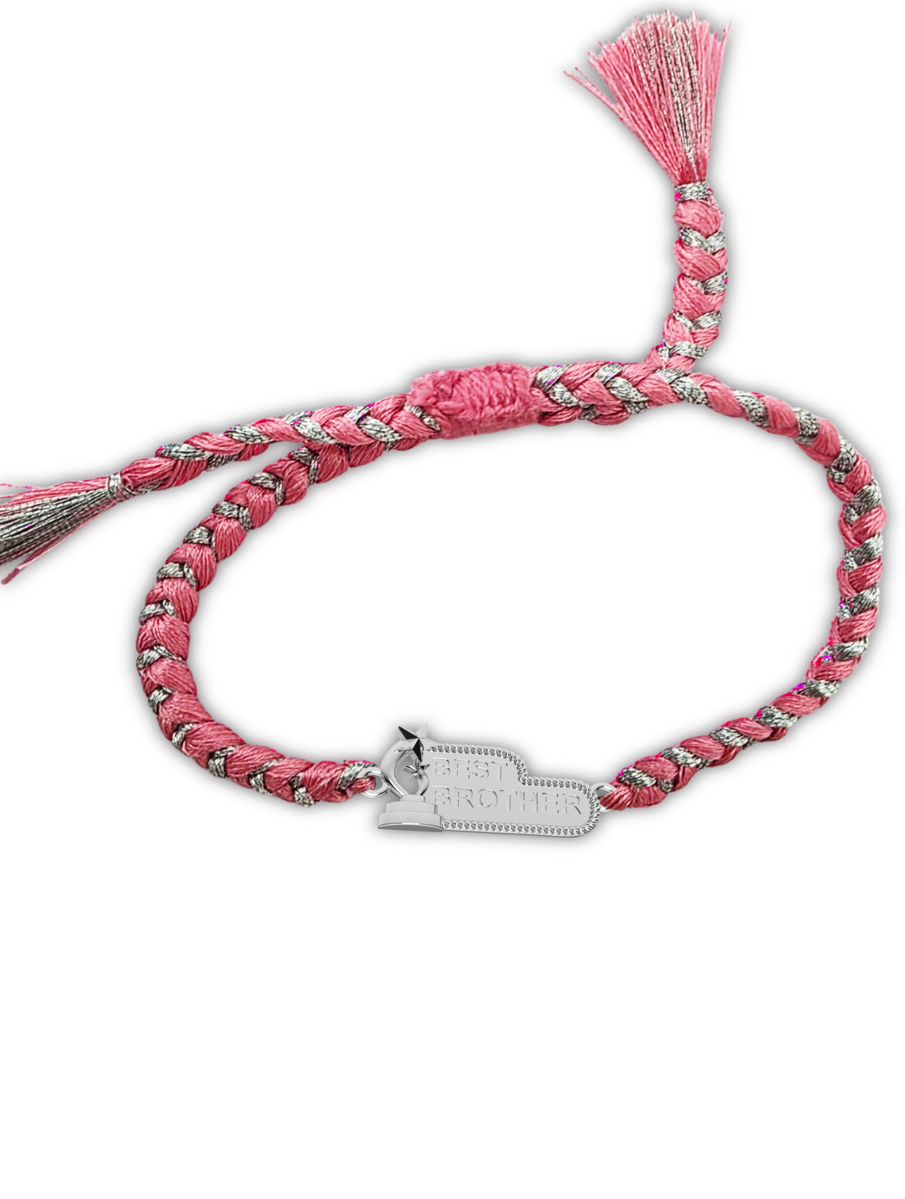 Silver Best Brother Rakhi