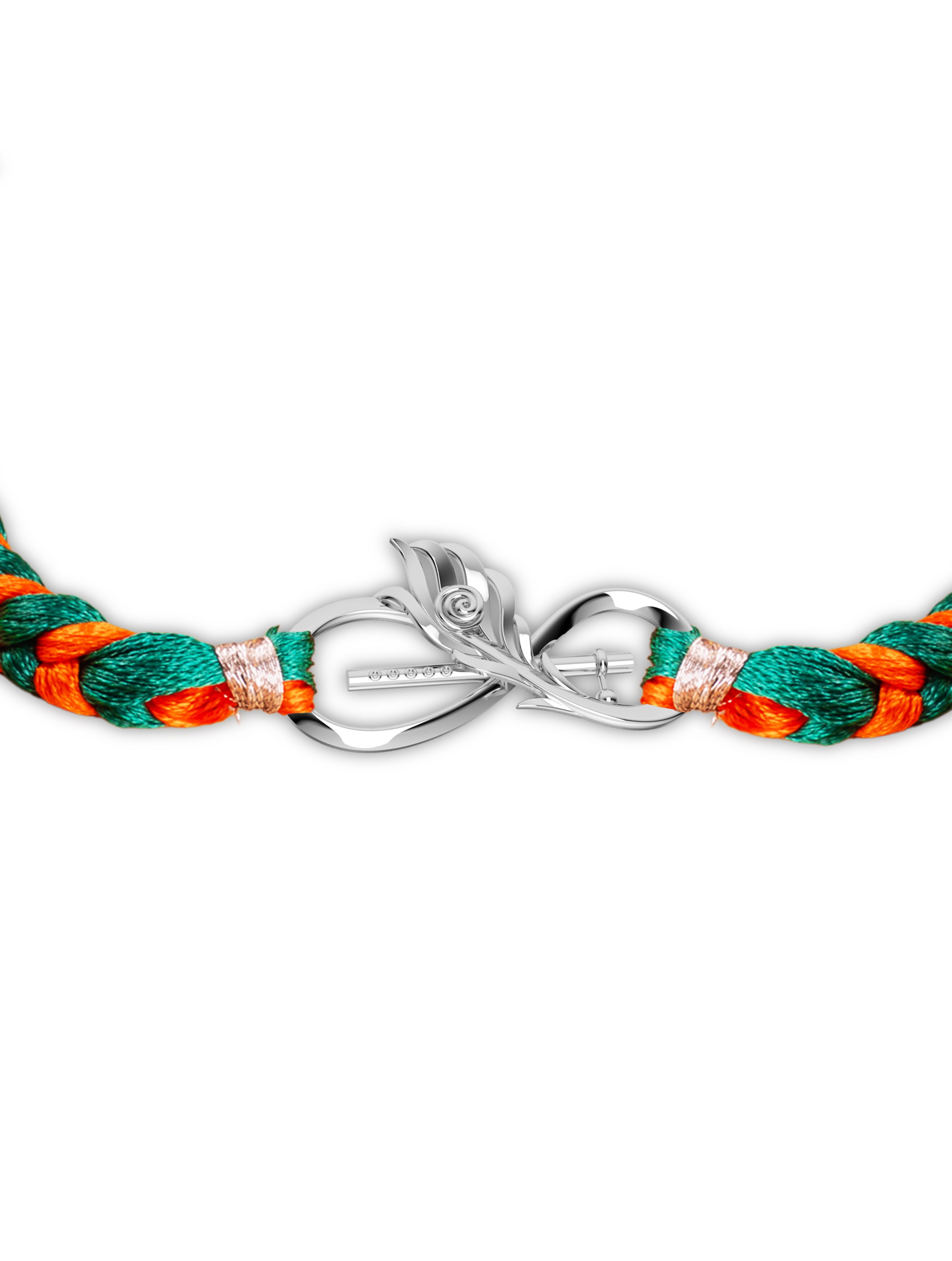 Silver Krishna Leela Rakhi