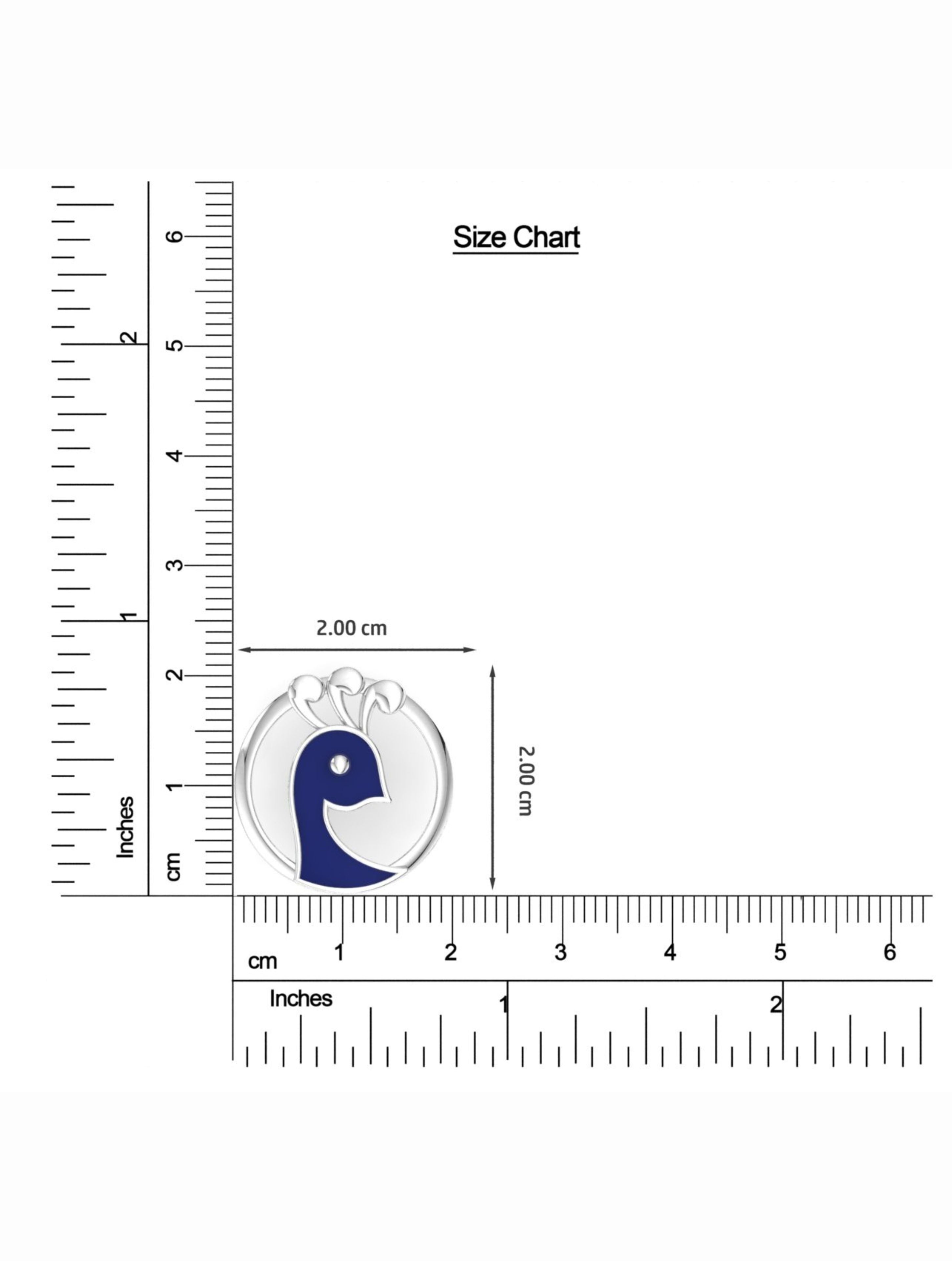 Silver Blue Peacock Rakhi