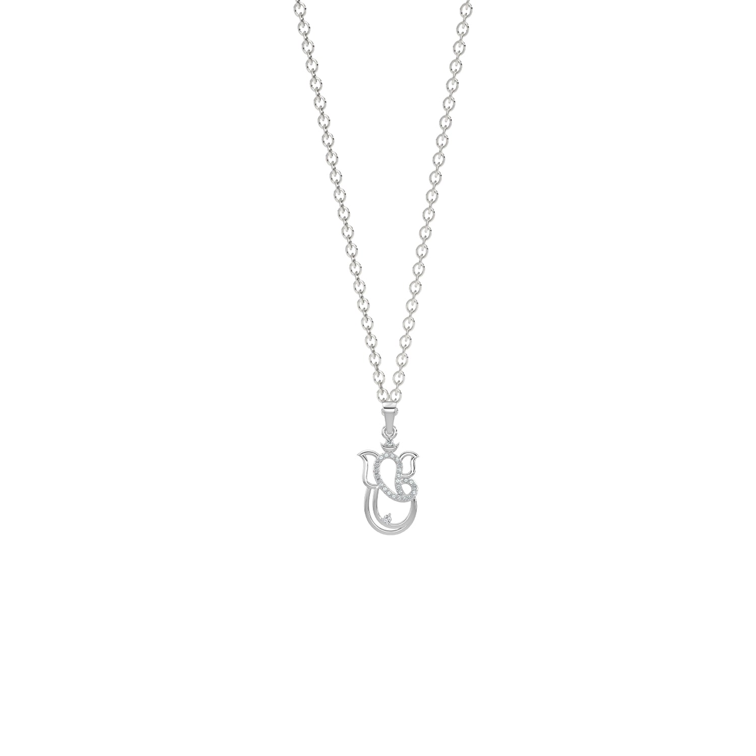 Ganesha Blessings Silver Convertible Rakhi Pendant