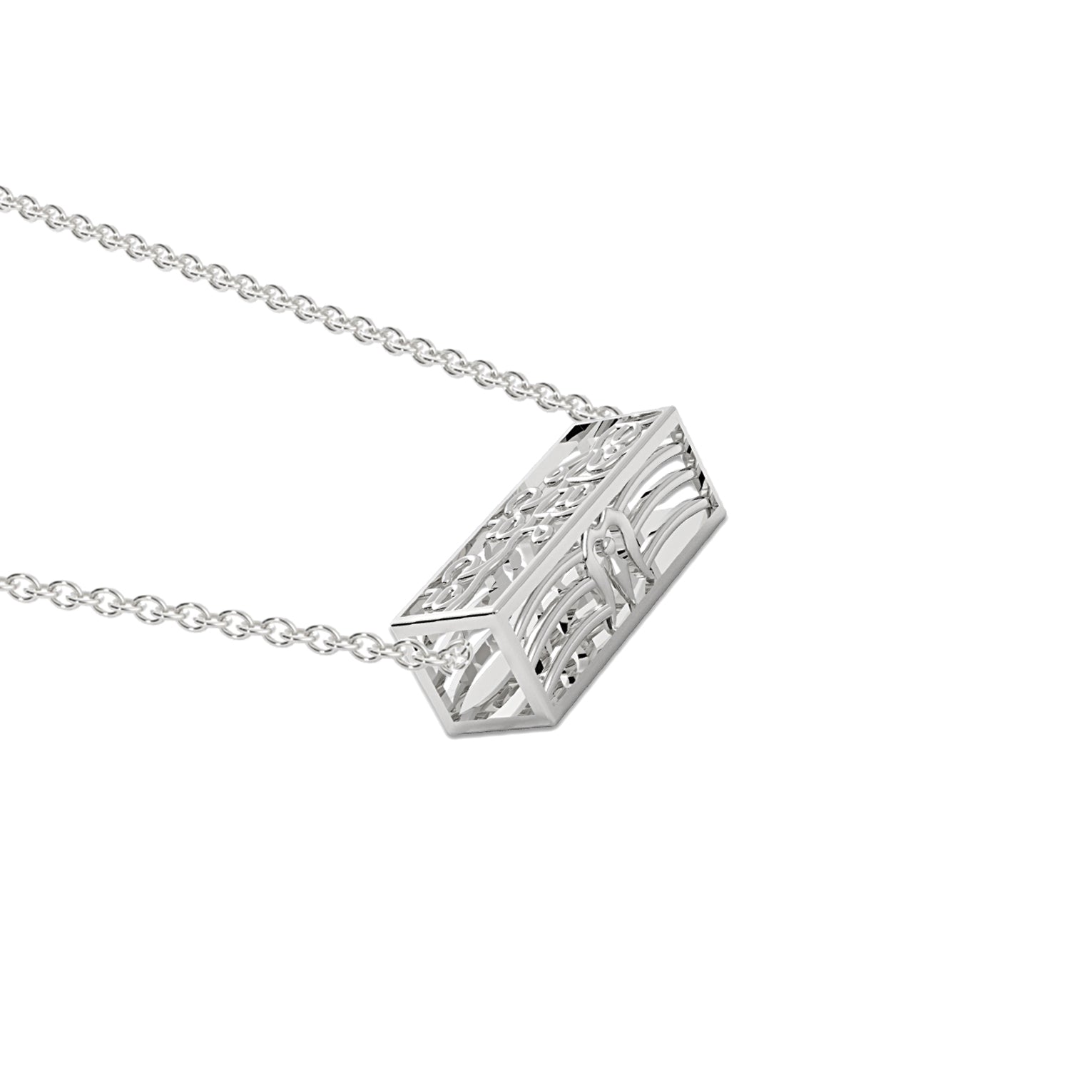 Silver Chain with Shiva Pendant – Convertible Rakhi Pendant