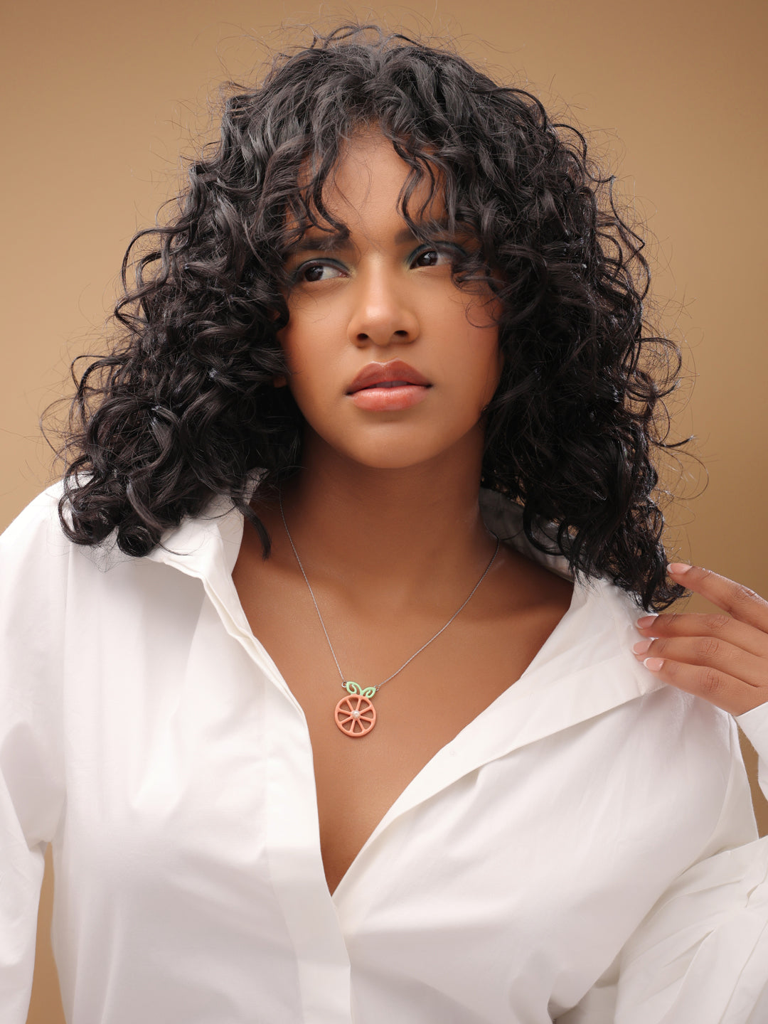 Orange Pearl Pendant