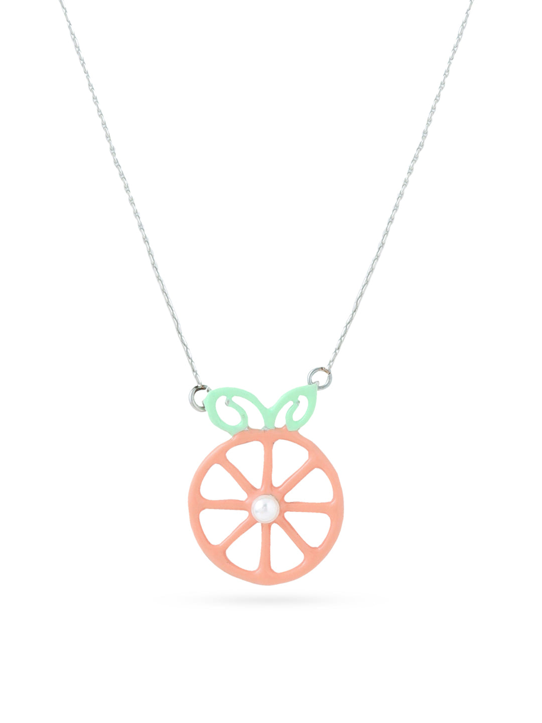 Orange Pearl Pendant