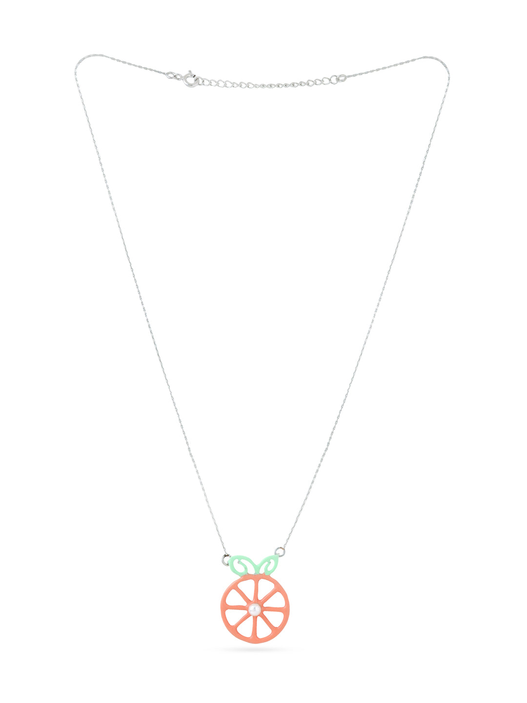 Orange Pearl Pendant