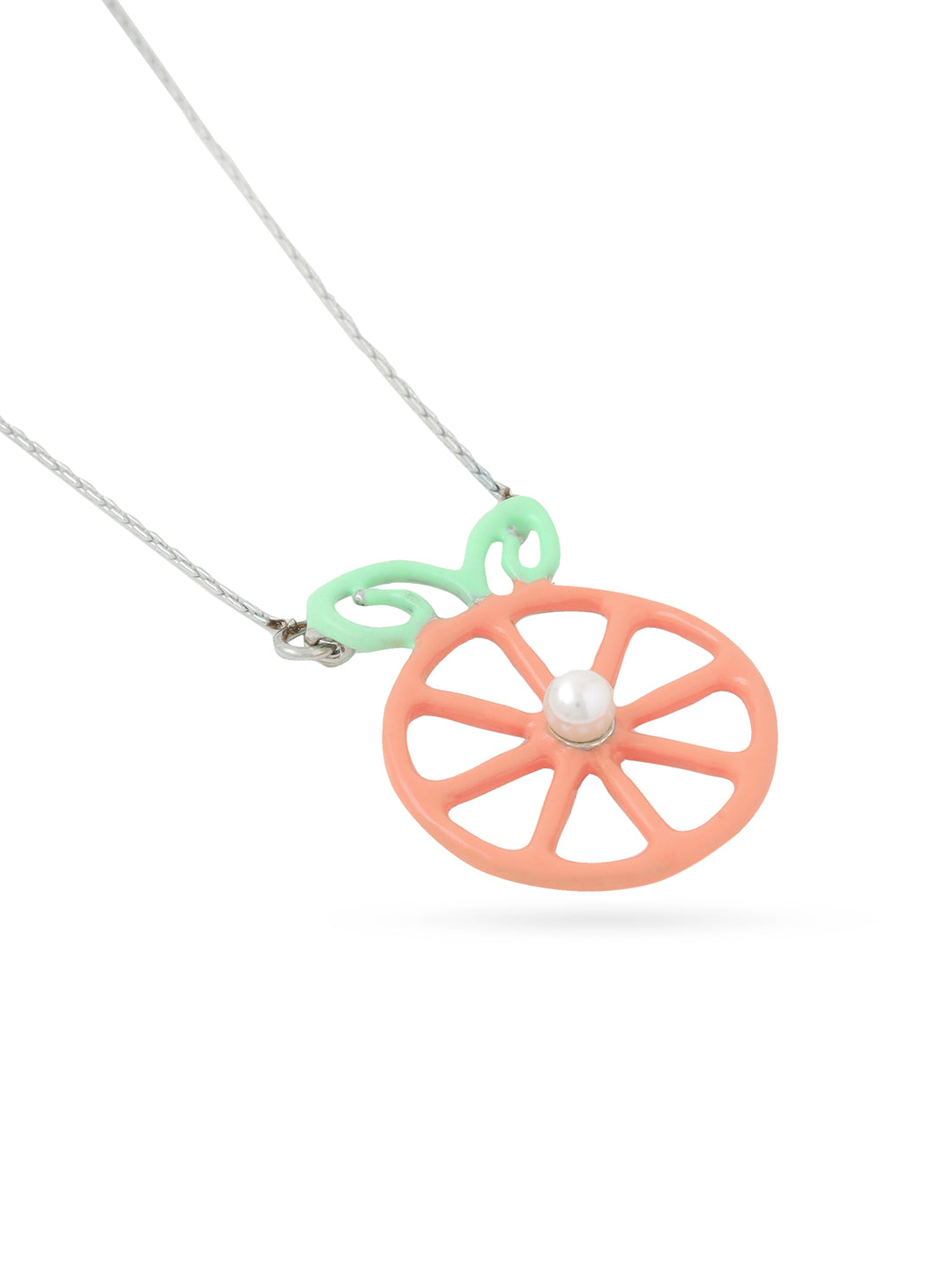 Orange Pearl Pendant