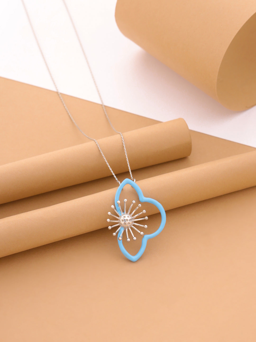 Blue Flower Pendant