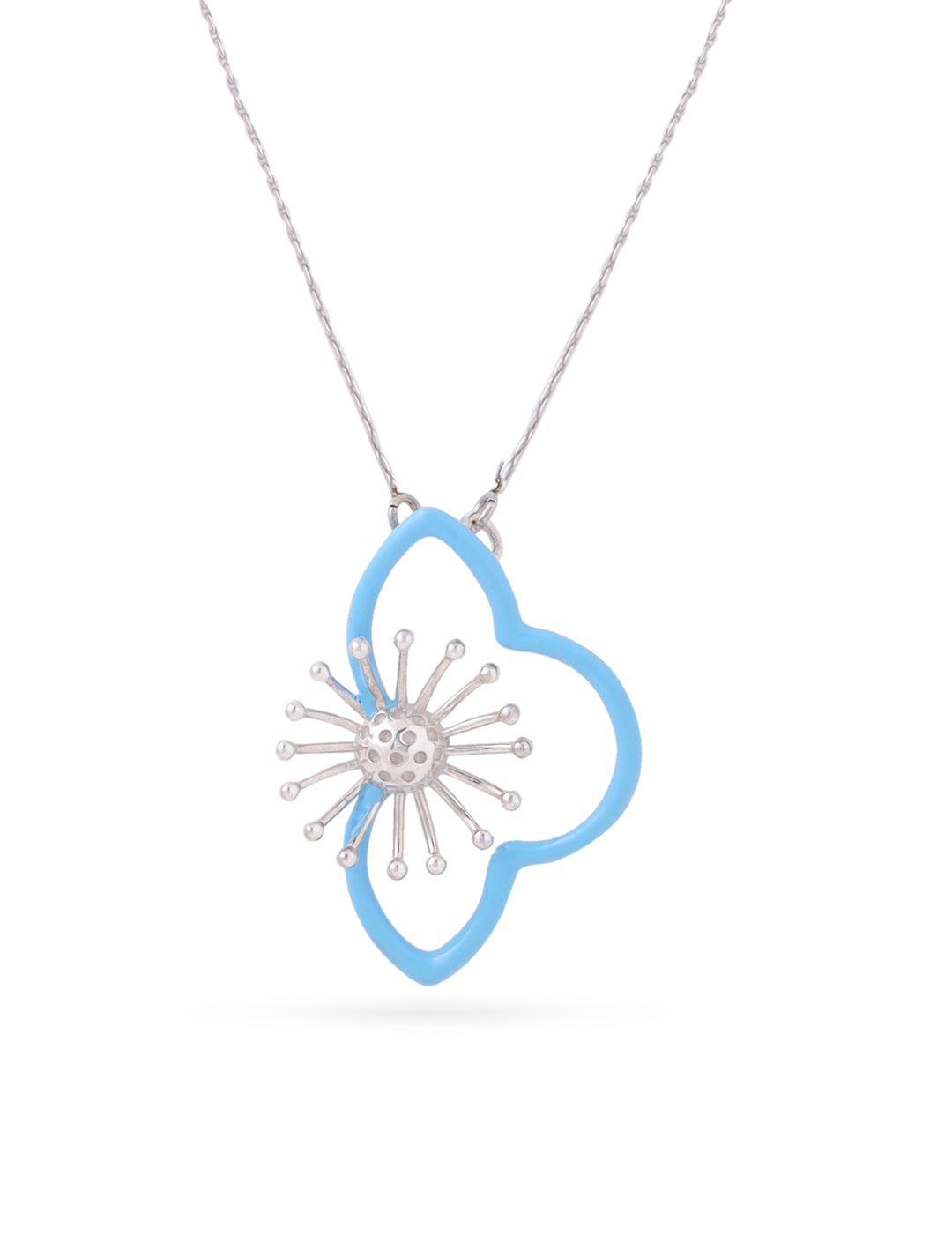 Blue Flower Pendant